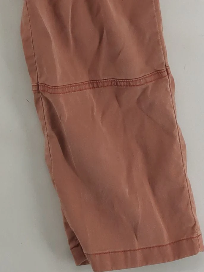 White Stuff Women's Trousers UK 16 Tan Cotton with Elastane Tapered Cargo - Image 4