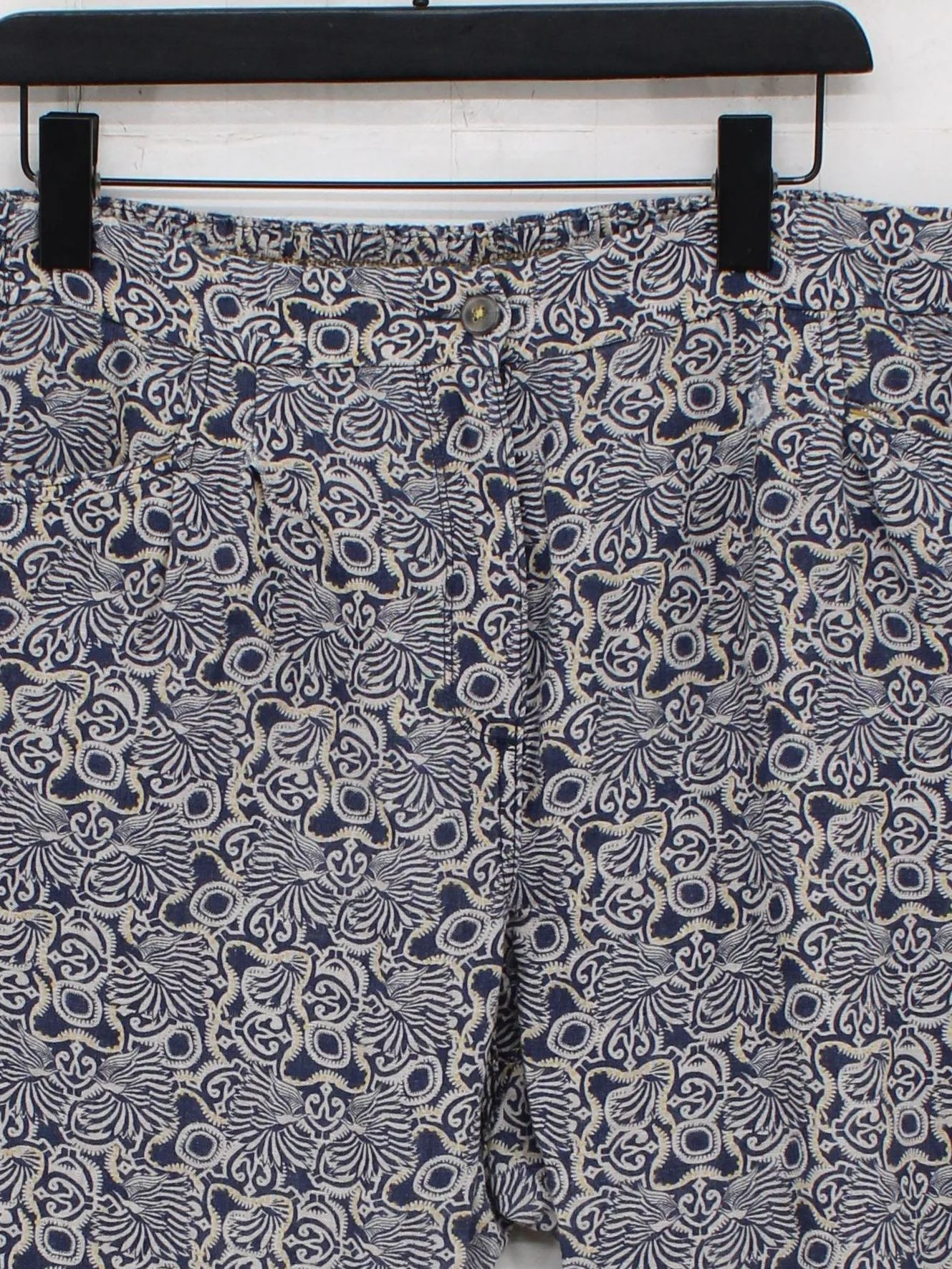 White Stuff Women's Trousers UK 18 Blue 100% Other Tapered Chino - Image 3