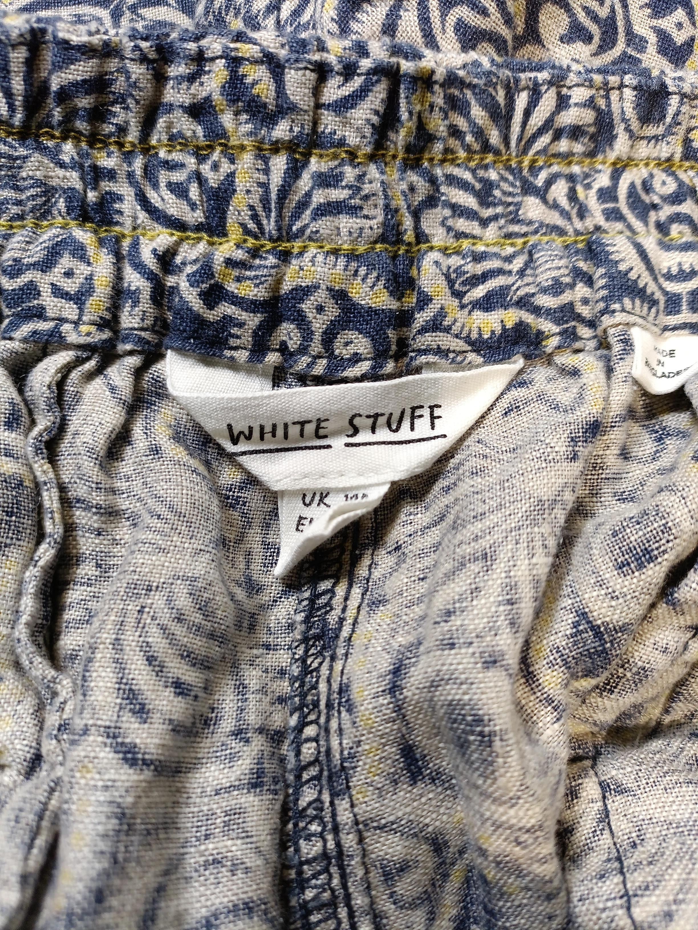 White Stuff Women's Trousers UK 18 Blue 100% Other Tapered Chino - Image 5