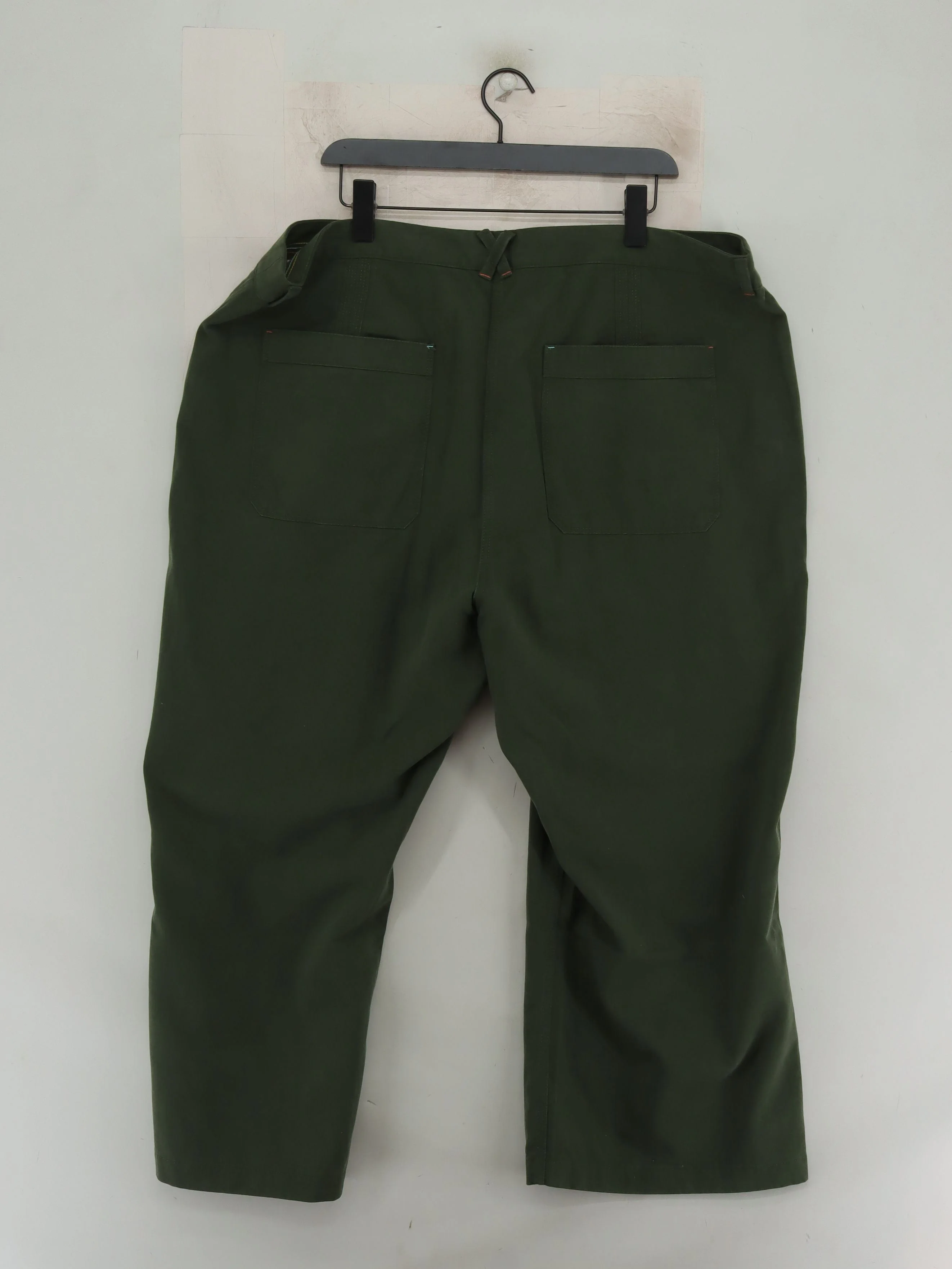 White Stuff Women's Trousers UK 24 Green Cotton with Lyocell Modal Chino - Image 2