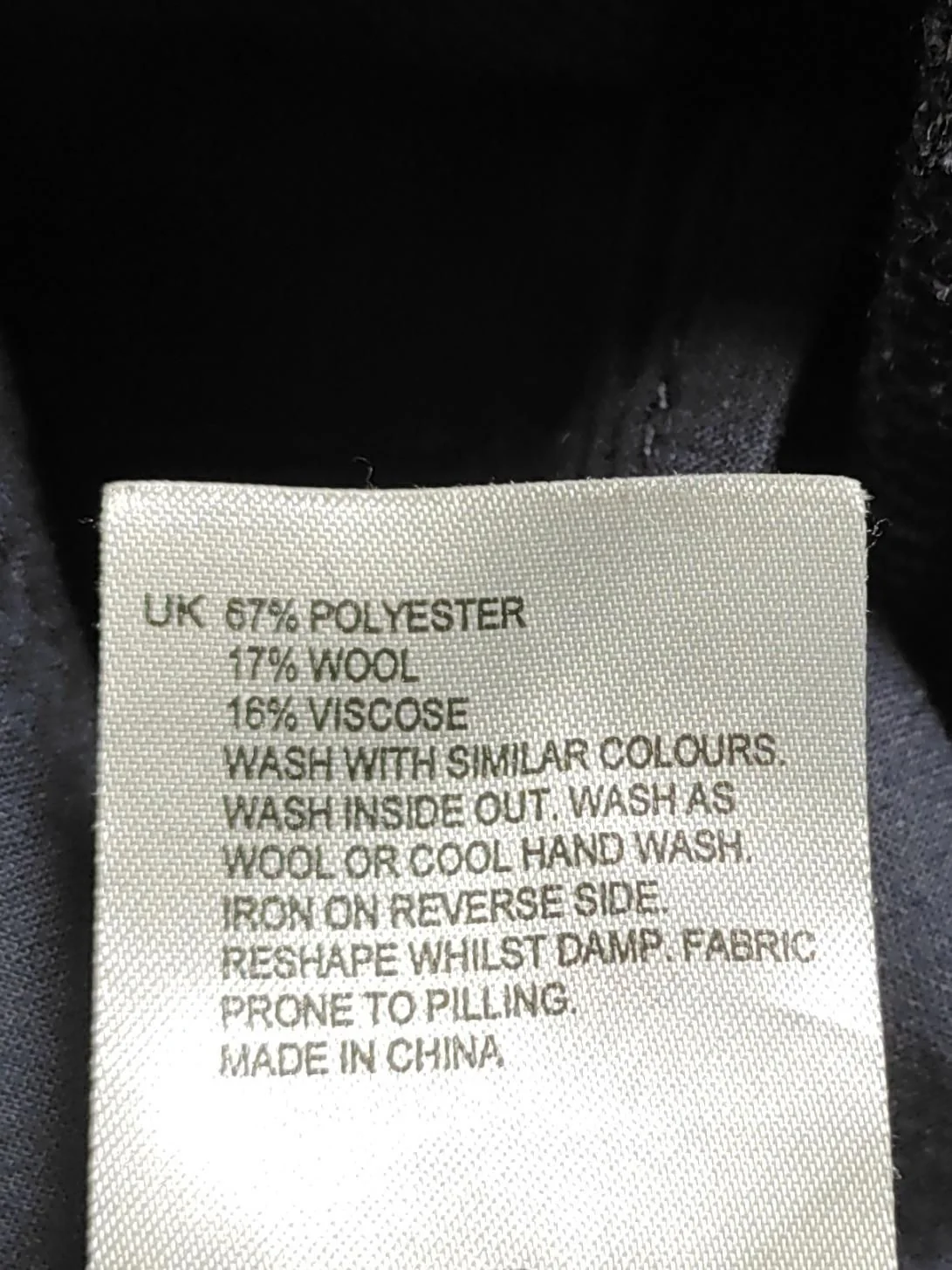 White Stuff Women's Trousers UK 6 Blue Polyester with Wool, Viscose Chino - Image 6