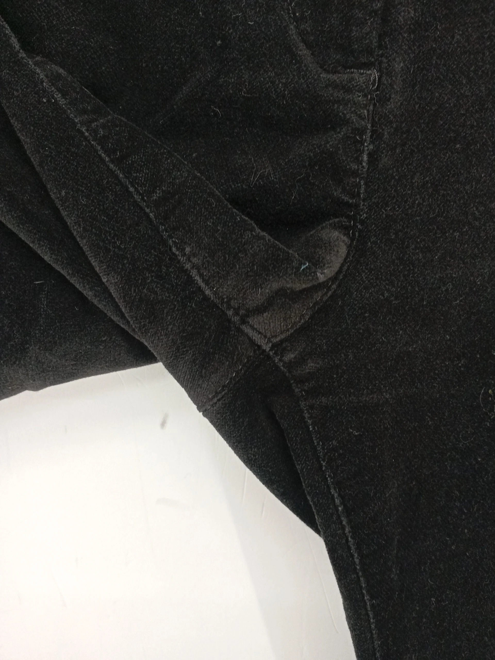 White Stuff Women's Trousers UK 8 Black Cotton with Polyester, Elastane Chino - Image 5