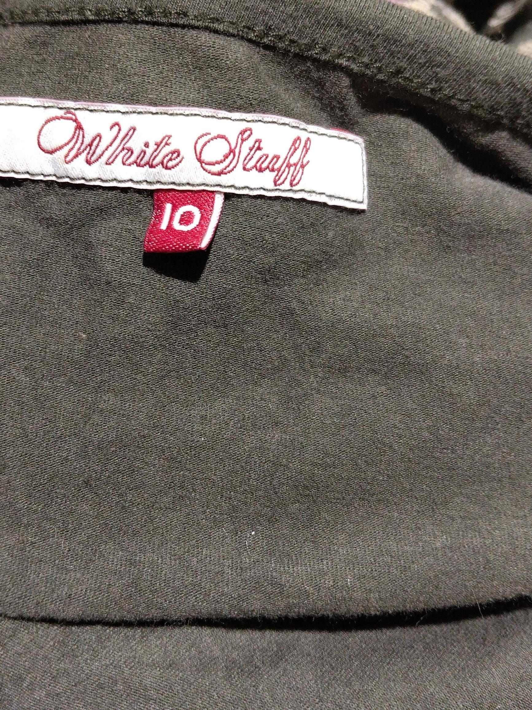 White Stuff Wrap Midi Dress UK10 in Grey - Image 5