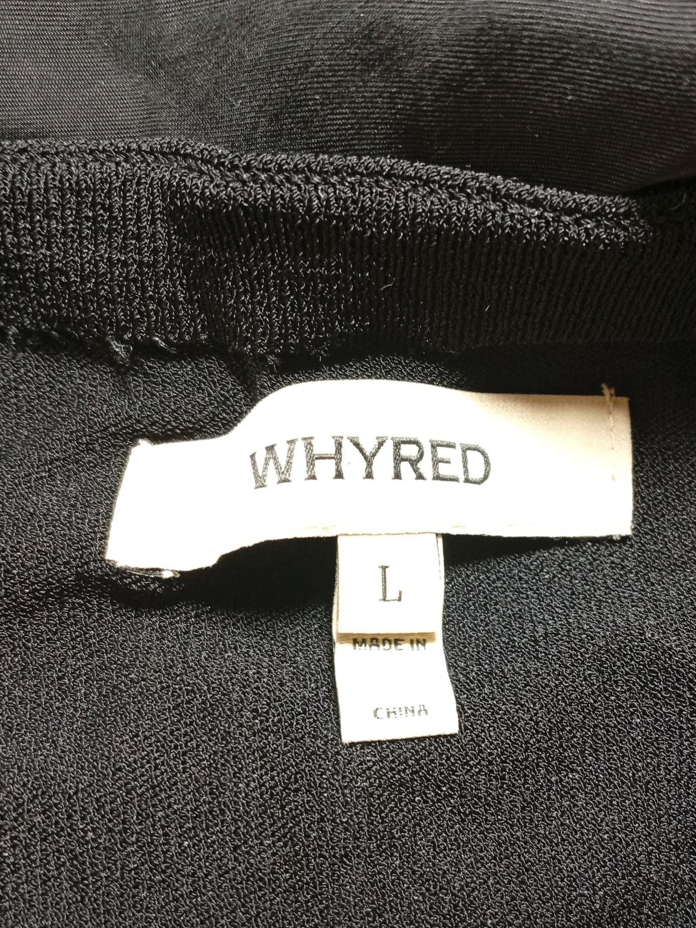 Whyred Jumper Mini Dress L in Black - Image 5