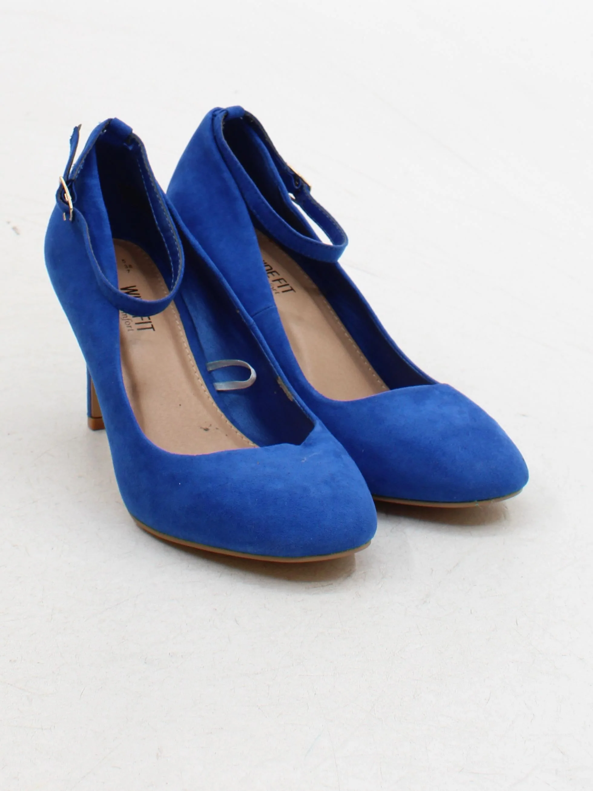 Wide Fit Women's Heels UK 5 Blue 100% Other Court - Image 4