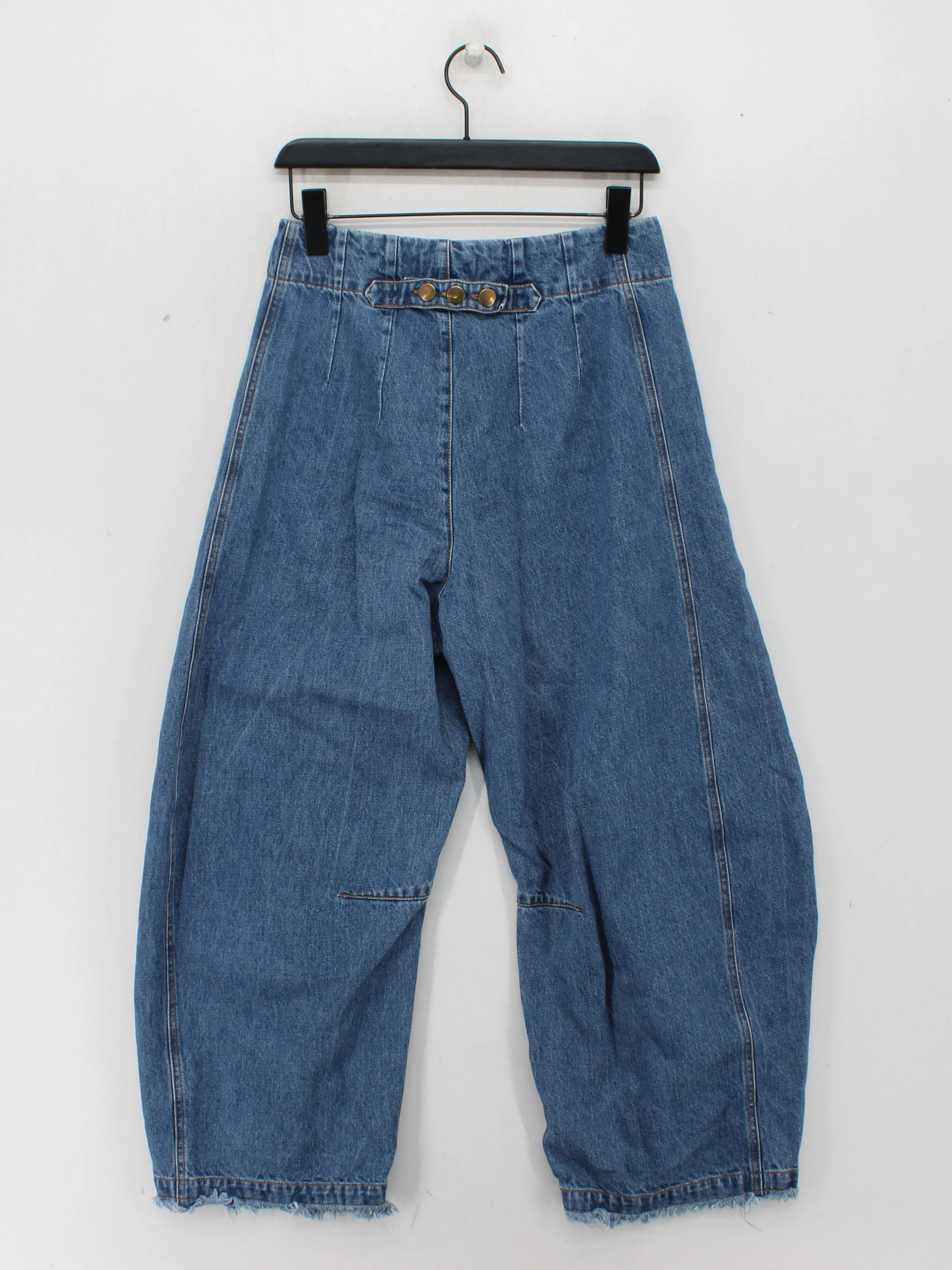 Wiggy Kit Women's Jeans S Blue 100% Cotton Wide-Leg - Image 2