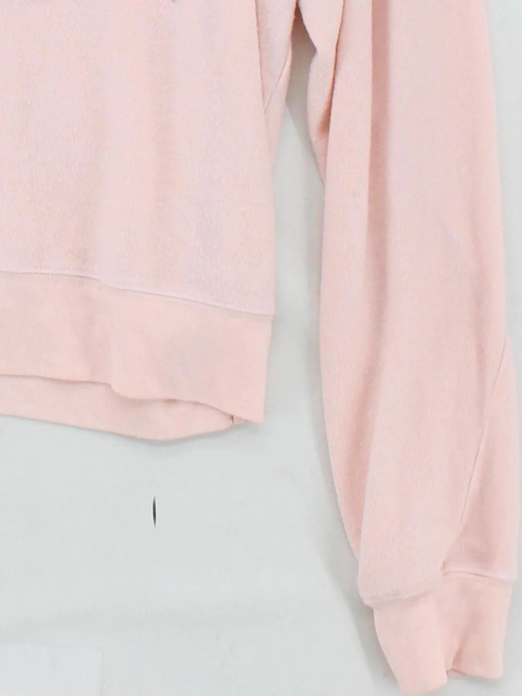 Wildfox Women's Hoodie S Pink Graphic Polyester with Rayon, Spandex Pullover - Image 4