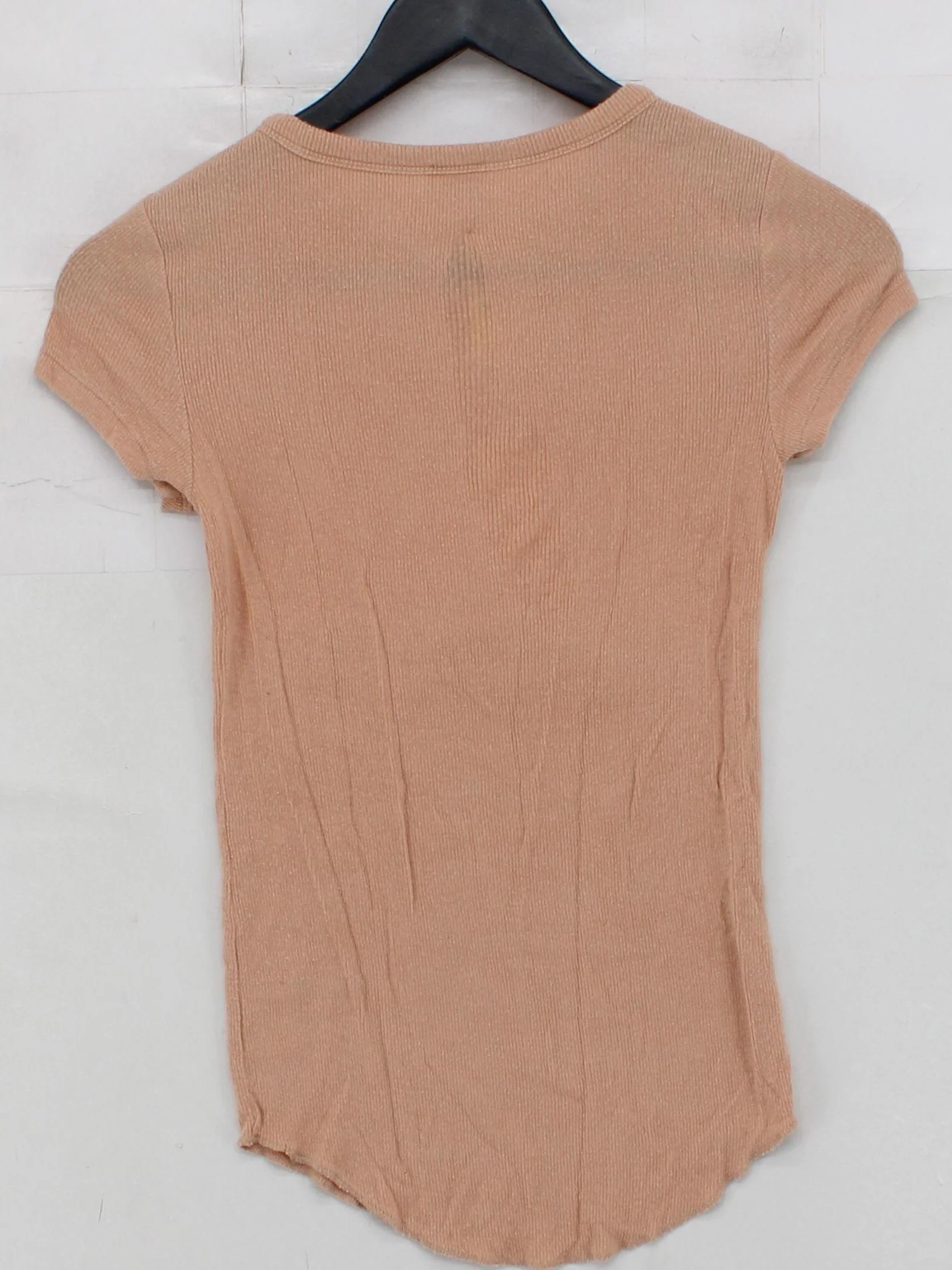 Wilfred Women's T-Shirt XS Tan 100% Cotton Short Sleeve Round Neck Basic - Image 2