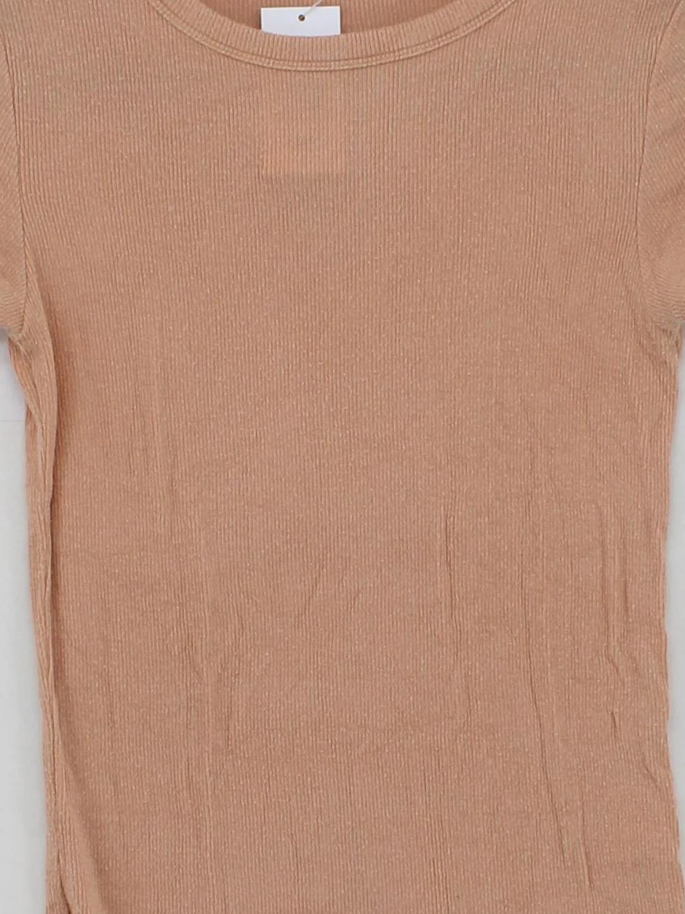 Wilfred Women's T-Shirt XS Tan 100% Cotton Short Sleeve Round Neck Basic - Image 3