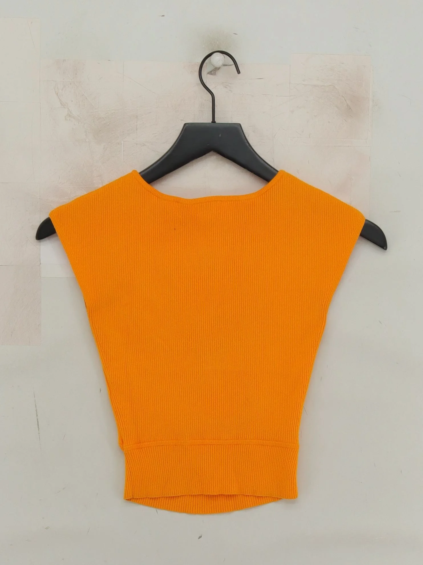 Wilfred Women's Top XS Orange Viscose with Polyester, Nylon, Spandex Cropped - Image 2