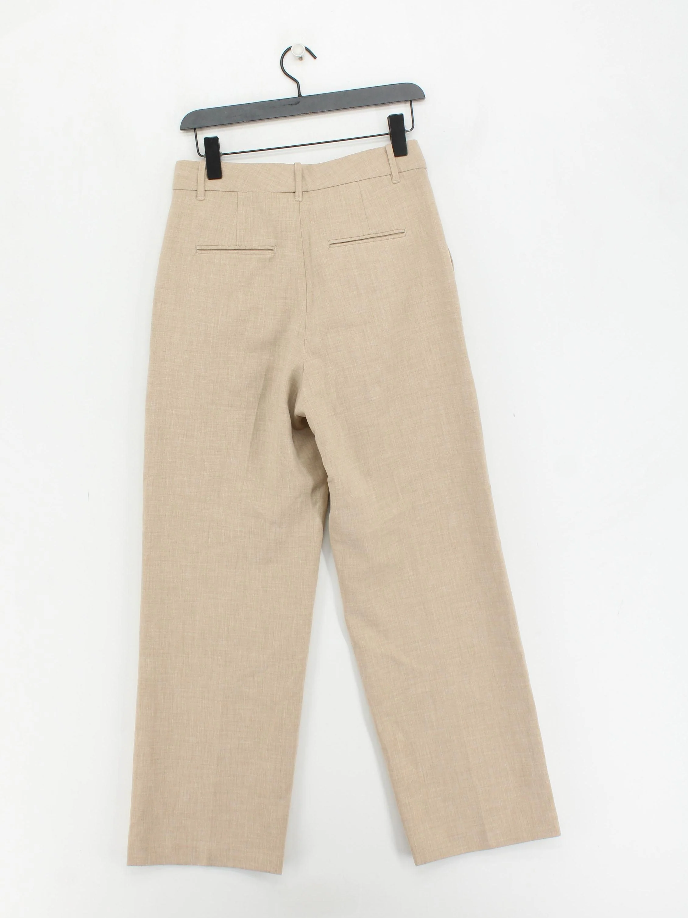 Wilfred Women's Trousers UK 8 Tan 100% Cotton Wide-Leg Chino - Image 2