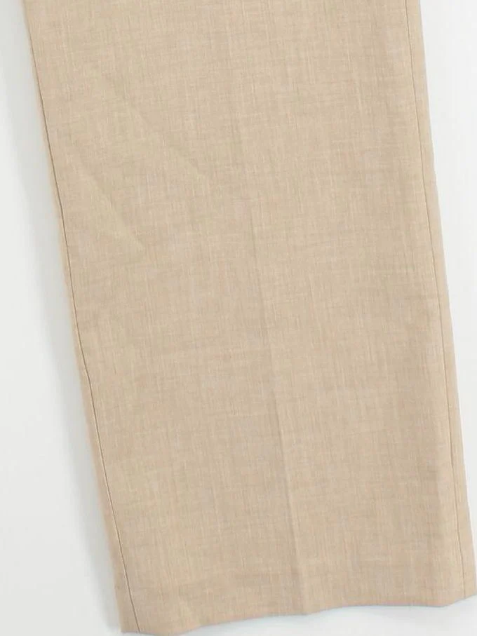 Wilfred Women's Trousers UK 8 Tan 100% Cotton Wide-Leg Chino - Image 4