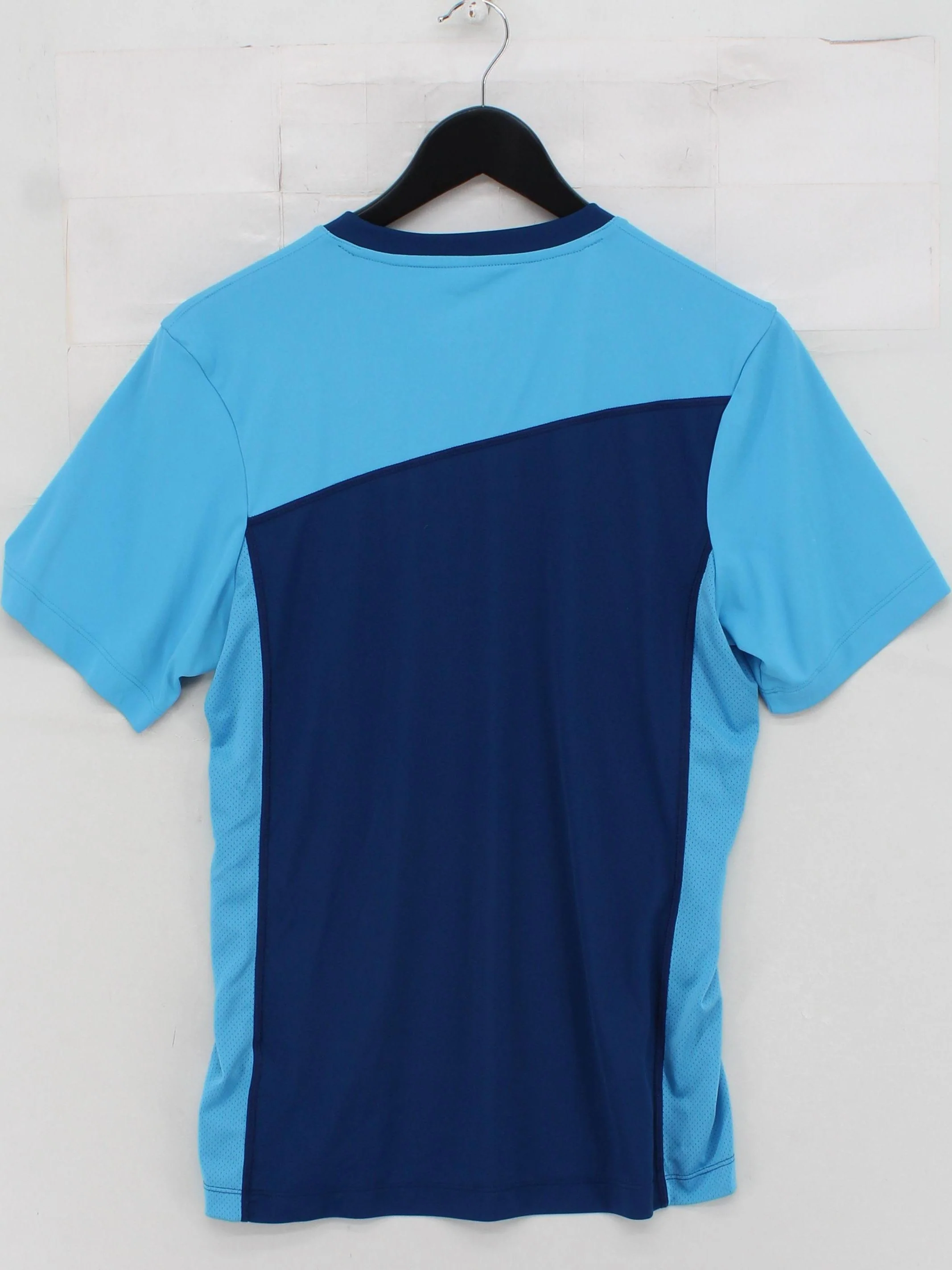 Wilson Men's T-Shirt M Blue 100% Polyester Crew Neck Basic - Image 2