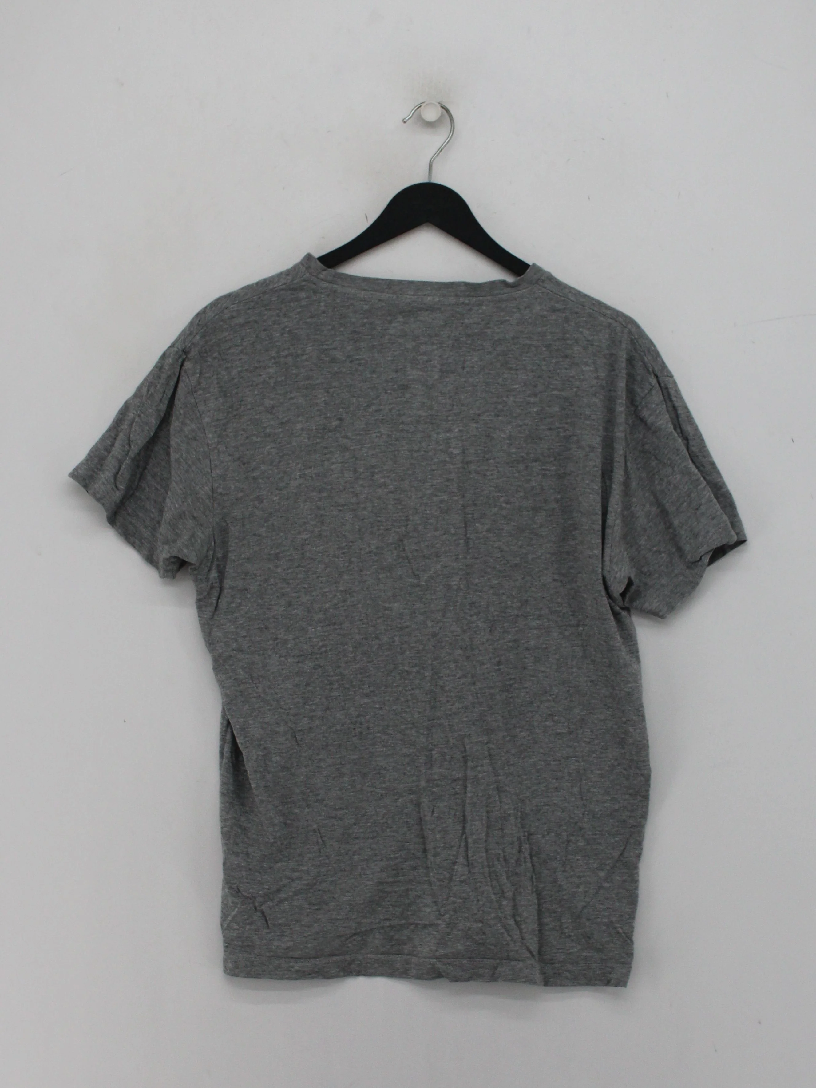 Wilson Men's T-Shirt M Grey Graphic Cotton with Viscose Basic - Image 2