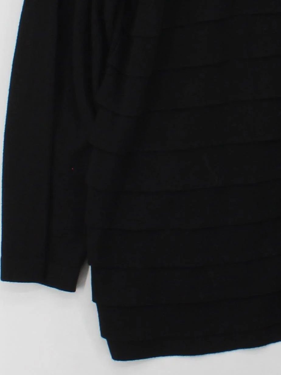 Windsmoor Women's Cardigan XL Black Viscose with Cotton V-Neck Cardigan - Image 4