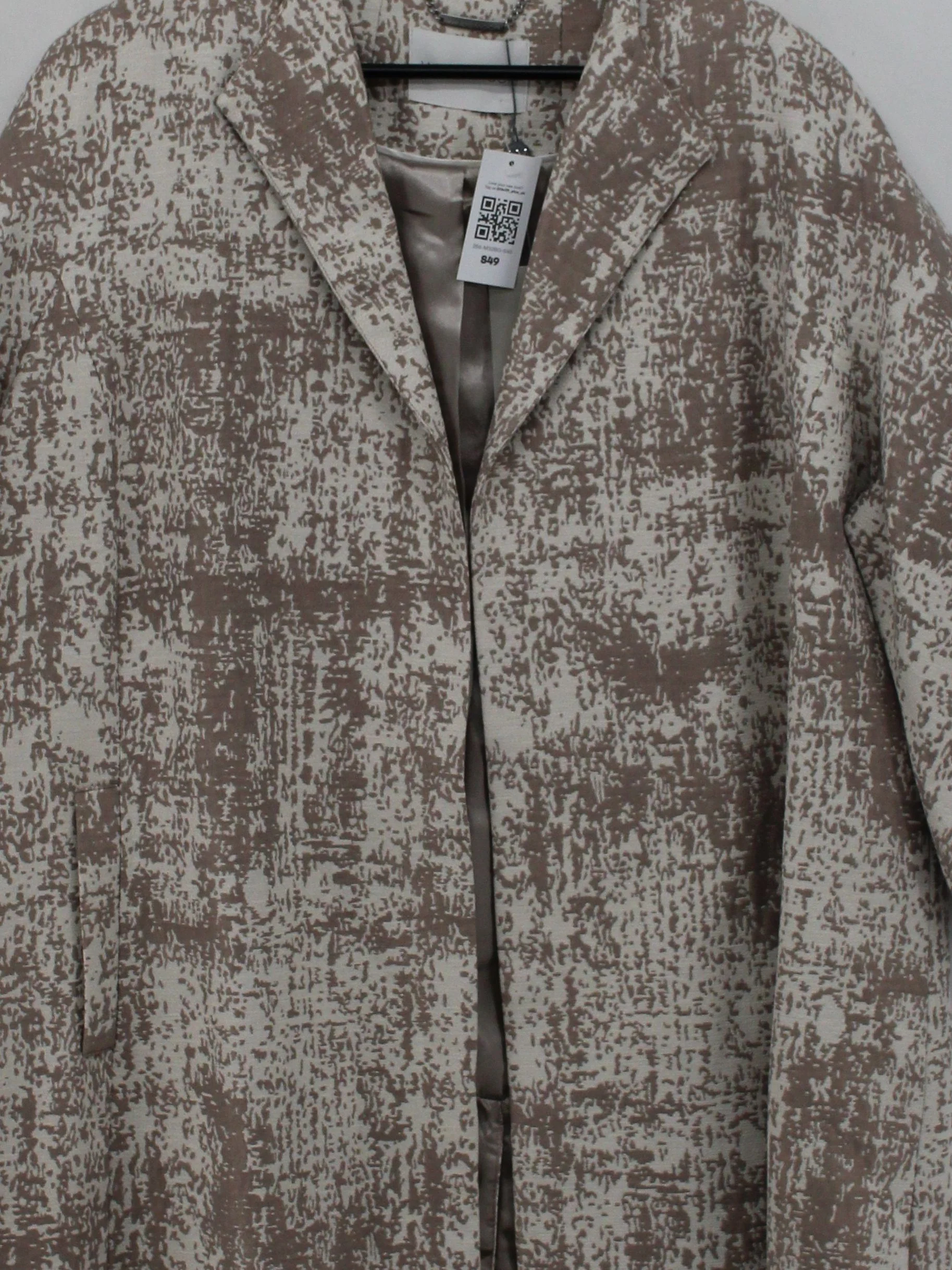Windsmoor Women's Coat UK 18 Cream Cotton with Polyester, Viscose Overcoat - Image 3