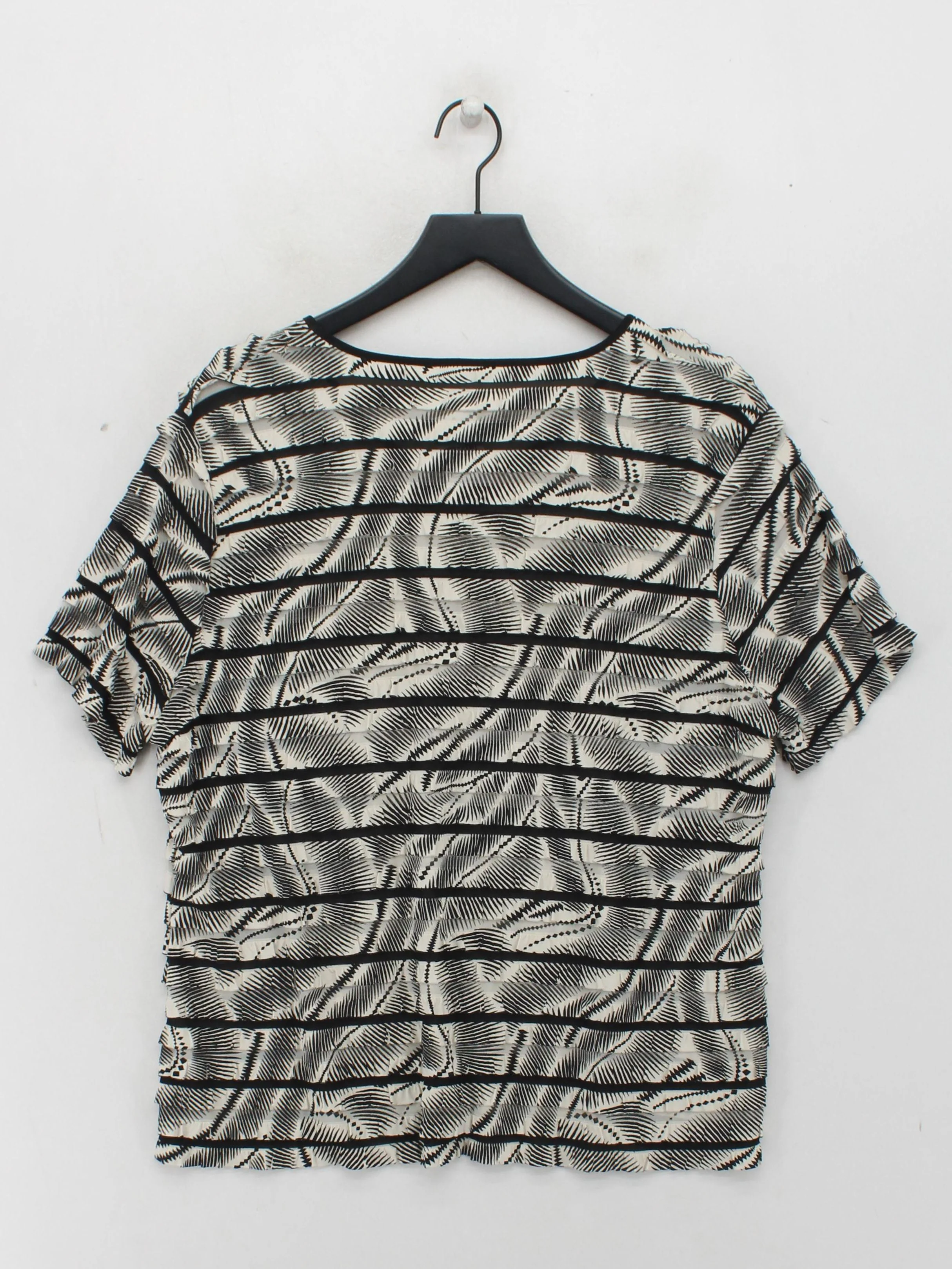 Windsmoor Women's T-Shirt XL White Polyester with Nylon, Elastane Basic - Image 2