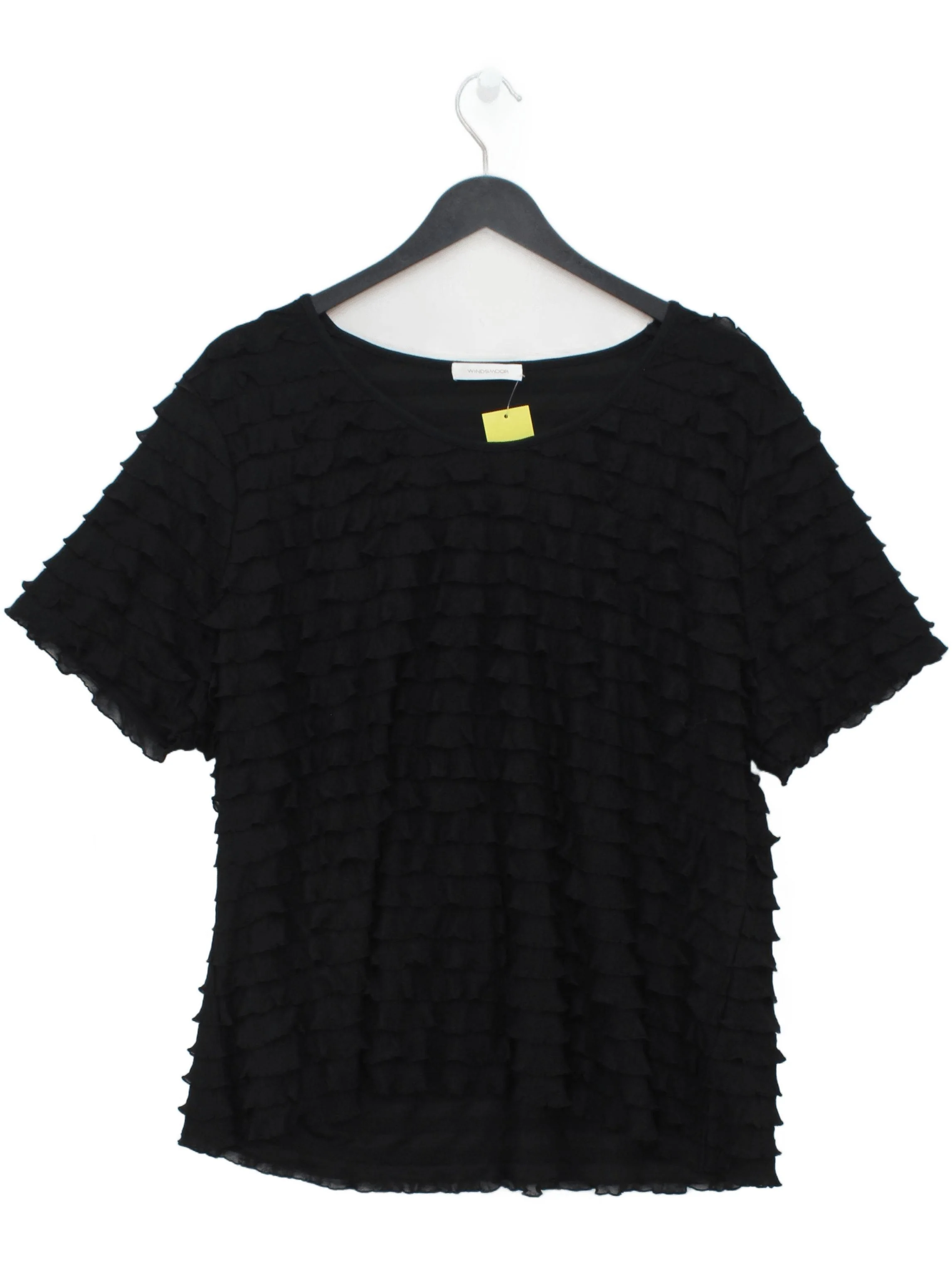Windsmoor Women's Top L Black Polyester with Elastane Basic