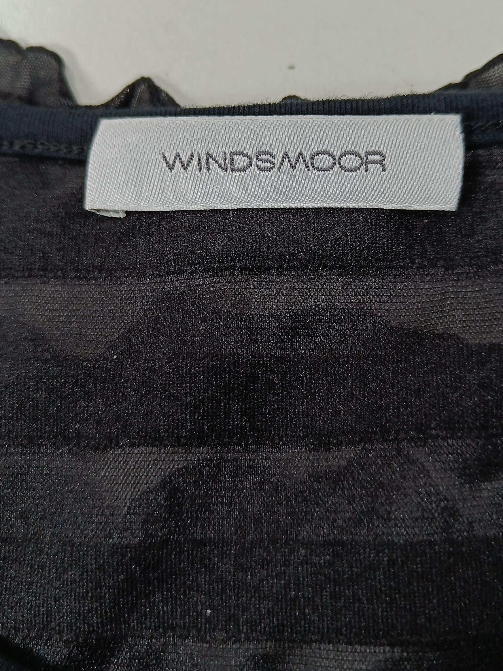 Windsmoor Women's Top L Black Polyester with Elastane Basic - Image 5