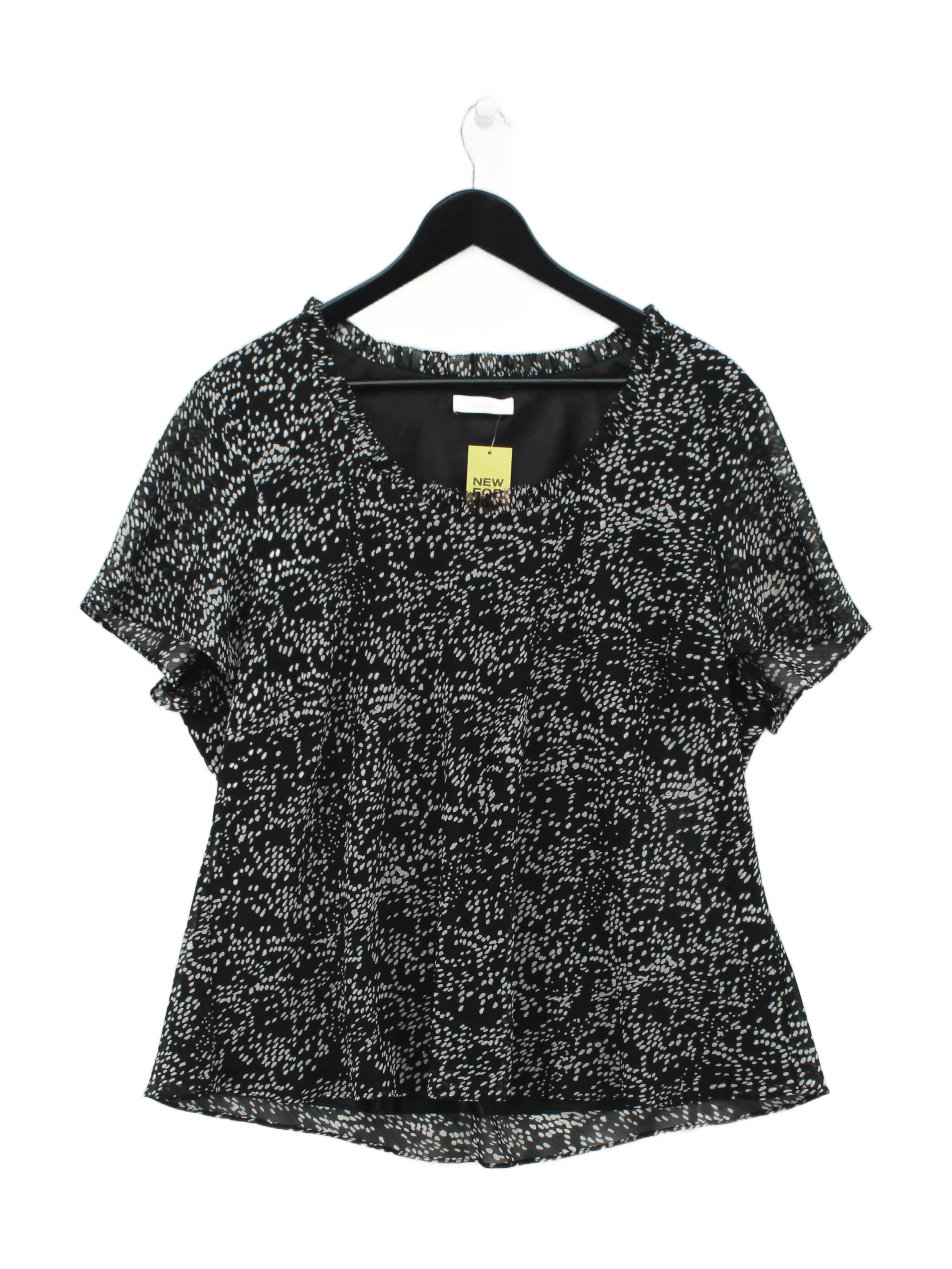 Windsmoor Women's Top UK 22 Black 100% Polyester Basic