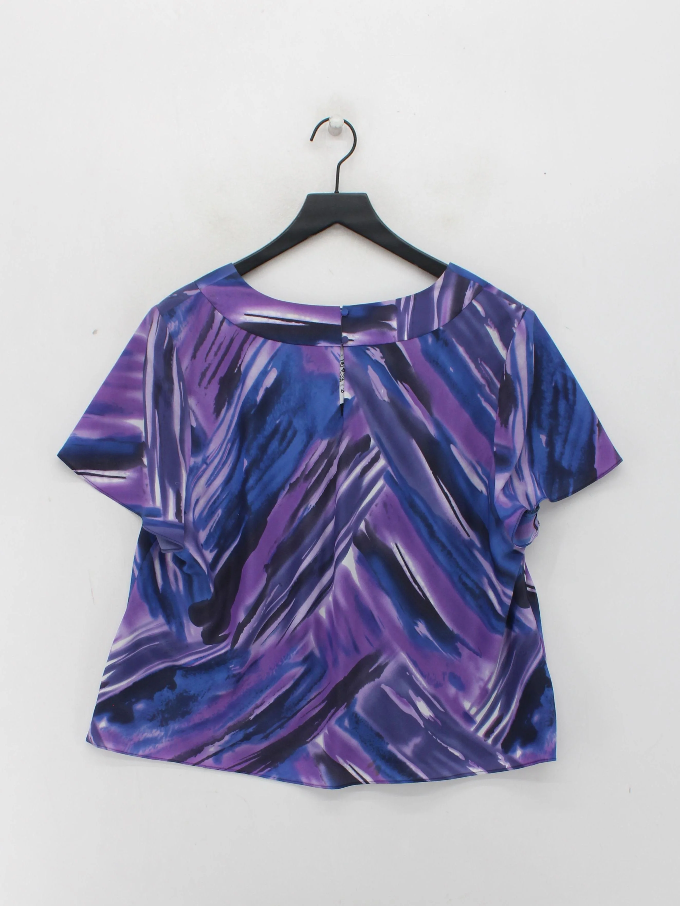 Windsmoor Women's Top XXL Multi 100% Polyester Short Sleeve Round Neck Basic - Image 2
