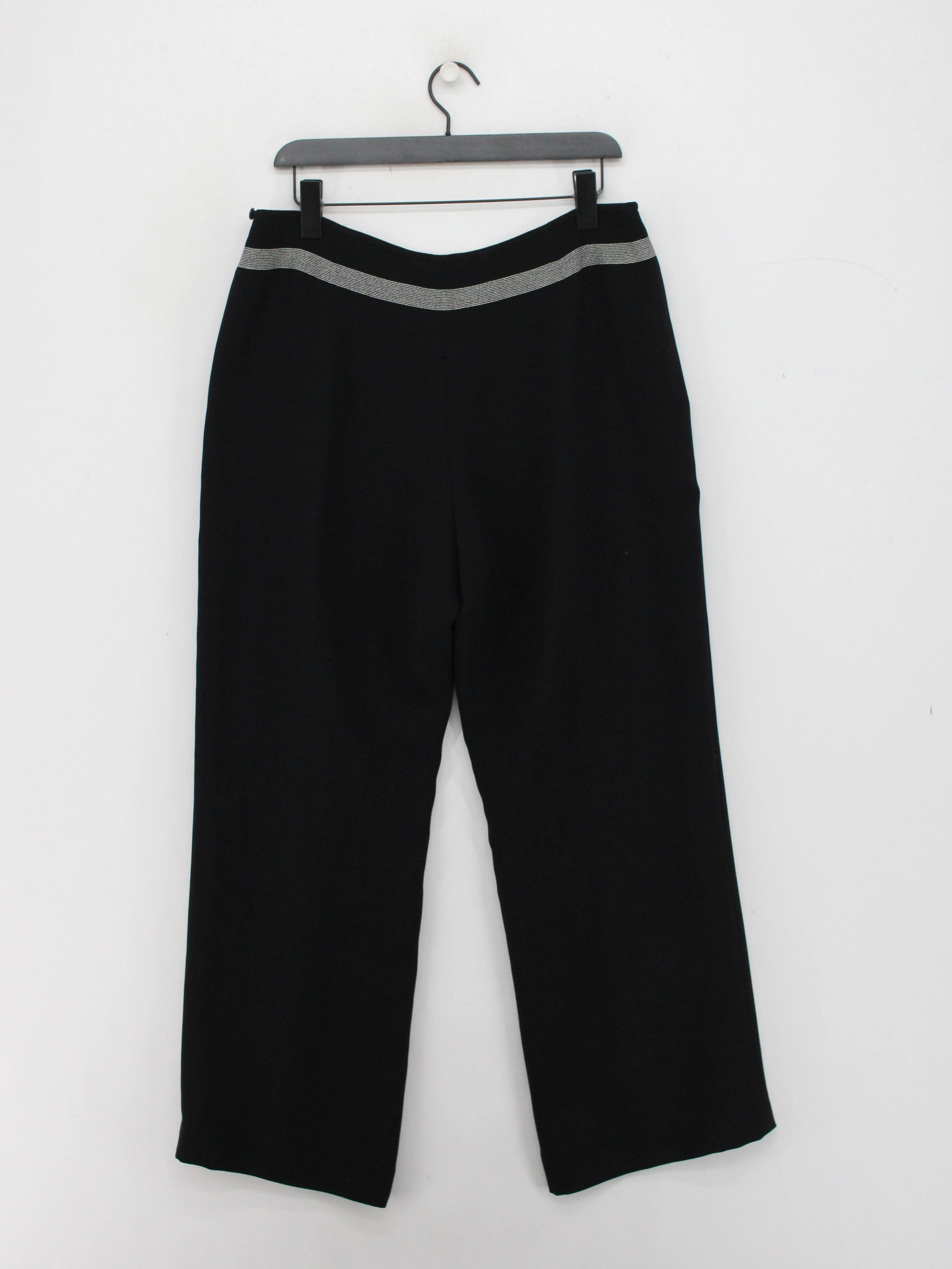 Windsmoor Women's Trousers M Black 100% Other Wide-Leg Cropped - Image 2