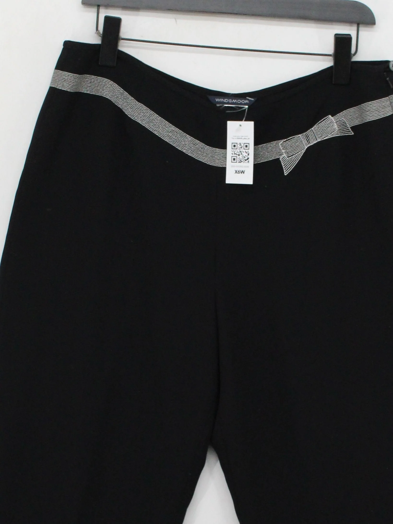 Windsmoor Women's Trousers M Black 100% Other Wide-Leg Cropped - Image 3