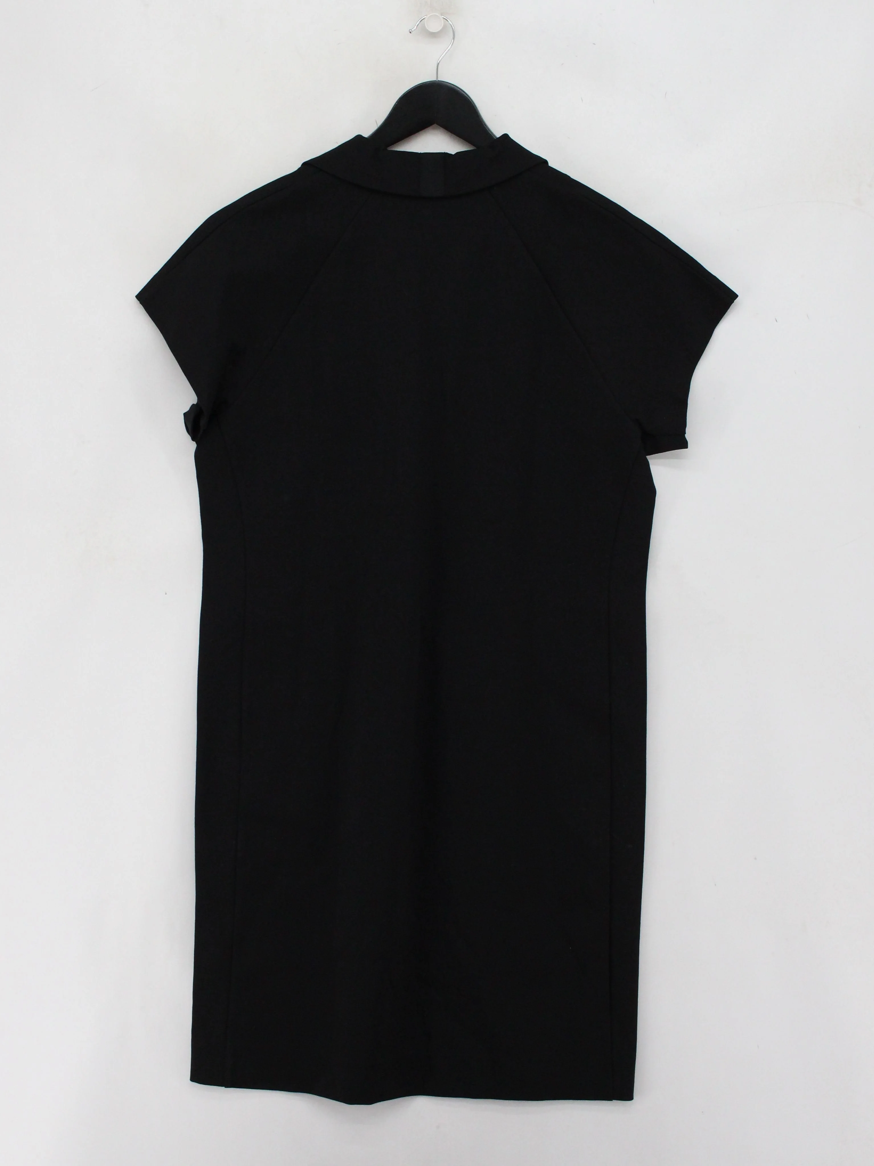 Winser London Shirt Mini Dress M in Black - Image 2