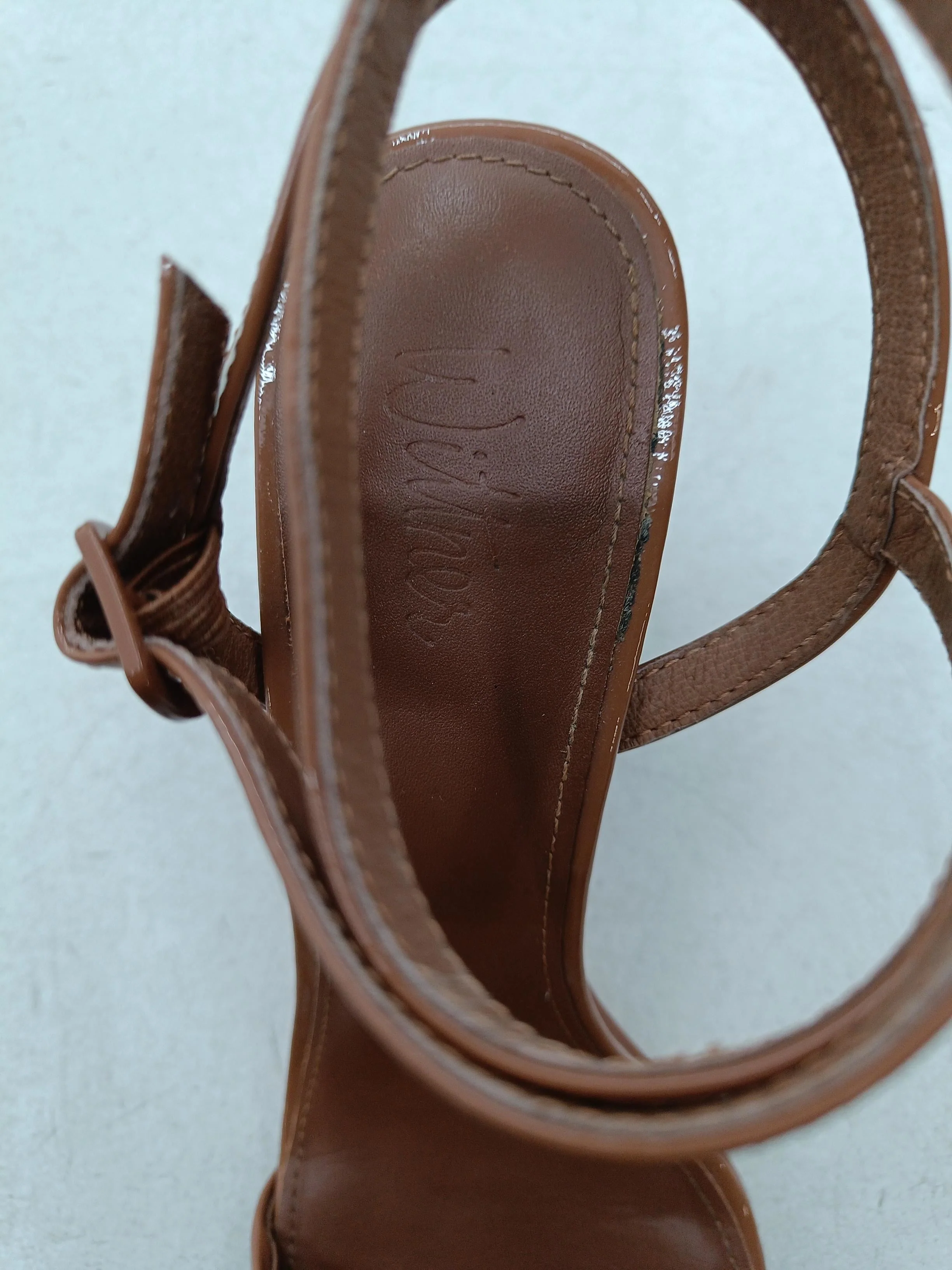 Wittner Women's Heels UK 5 Brown 100% Faux Leather Strappy - Image 6