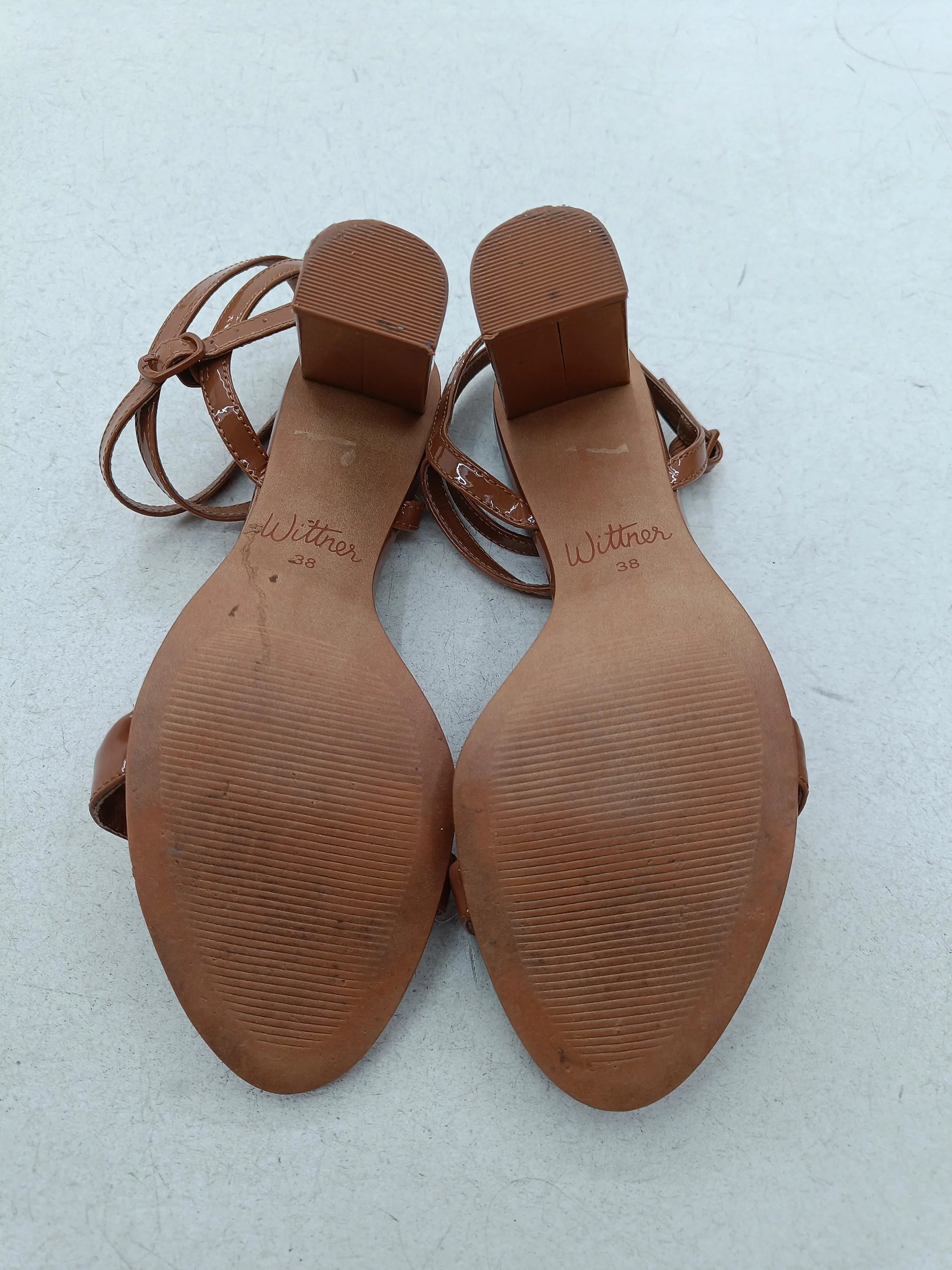 Wittner Women's Heels UK 5 Brown 100% Faux Leather Strappy - Image 7