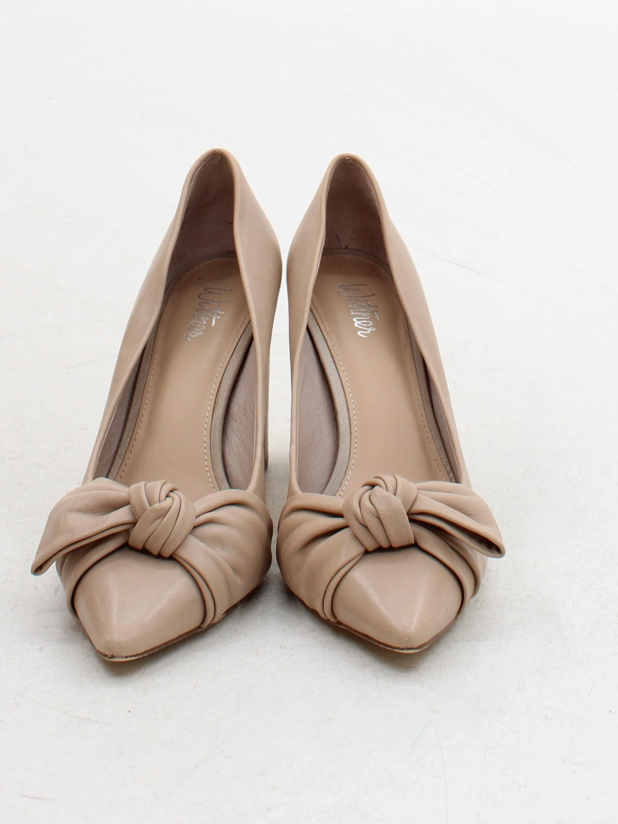 Wittner Women's Heels UK 5 Tan 100% Leather Court - Image 2