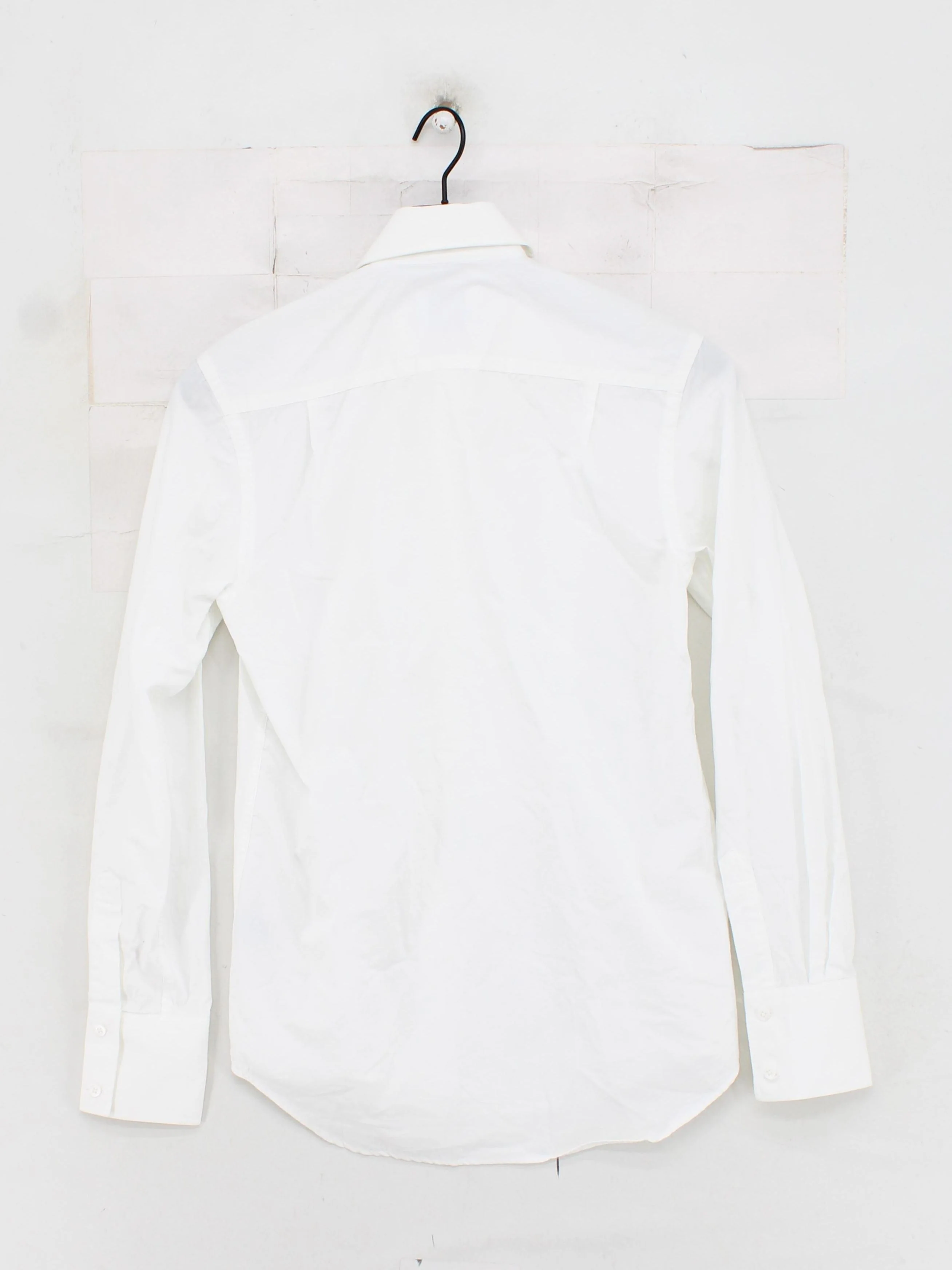 WNU Women's Shirt UK 6 White 100% Cotton Long Sleeve Collared Basic - Image 2