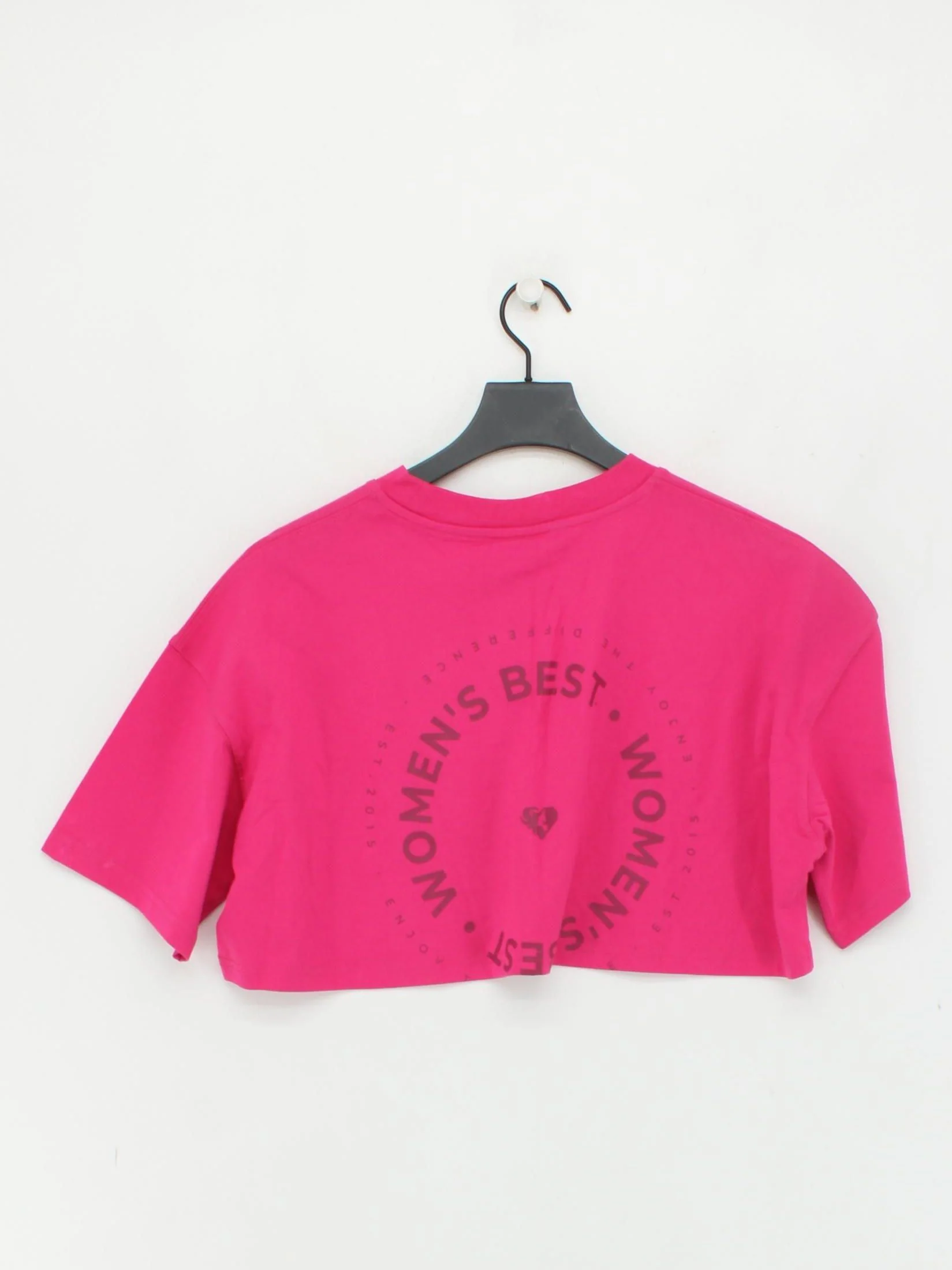 Women's Best Women's T-Shirt S Pink 100% Cotton Short Sleeve Round Neck Basic - Image 2