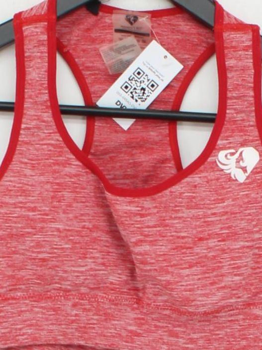 Women's Best Women's T-Shirt S Red Polyester with Polyamide, Elastane Basic - Image 3