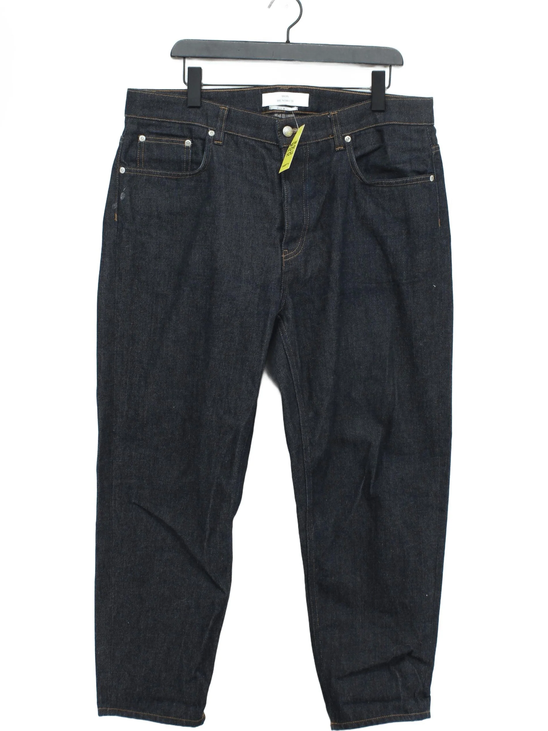 Won Hundred Men's Jeans L Blue 100% Cotton Straight