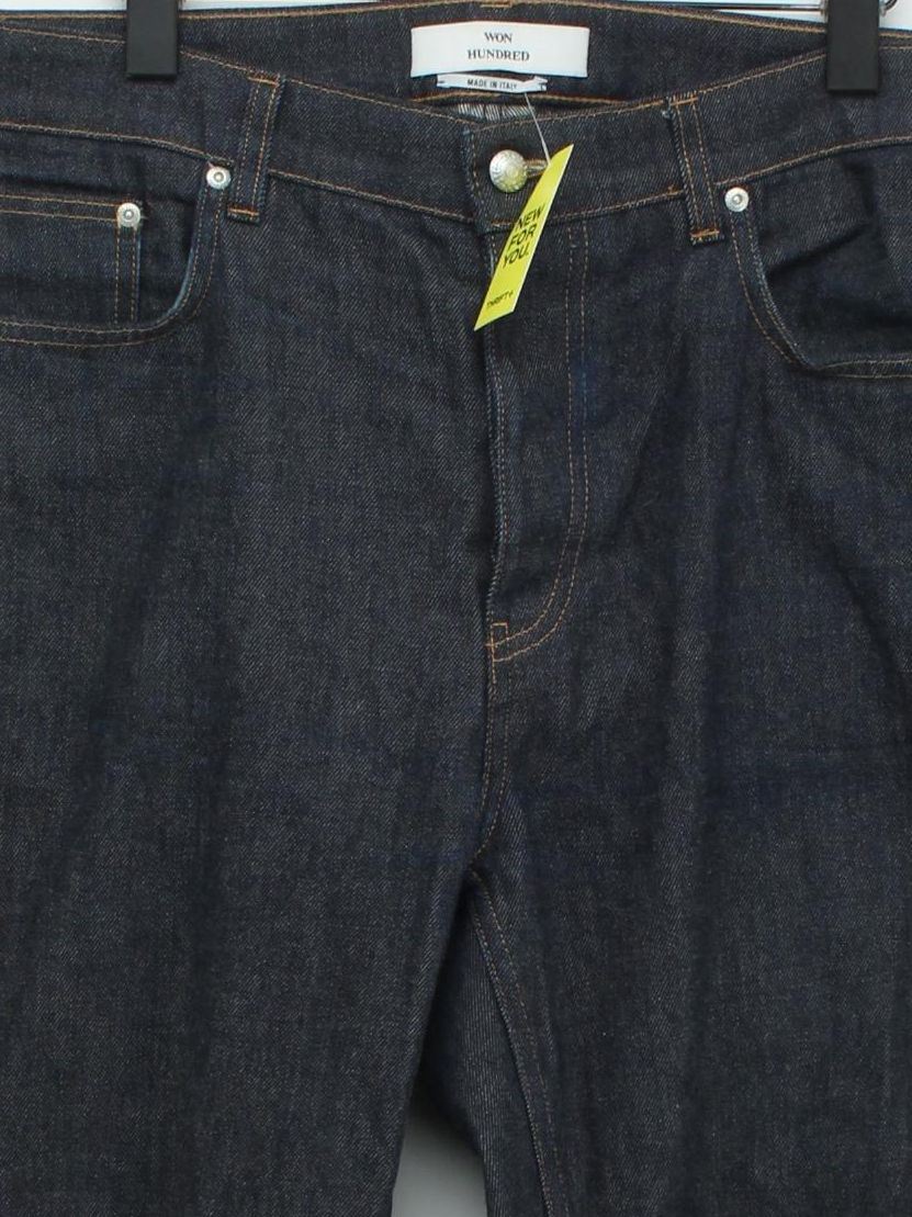 Won Hundred Men's Jeans L Blue 100% Cotton Straight - Image 3