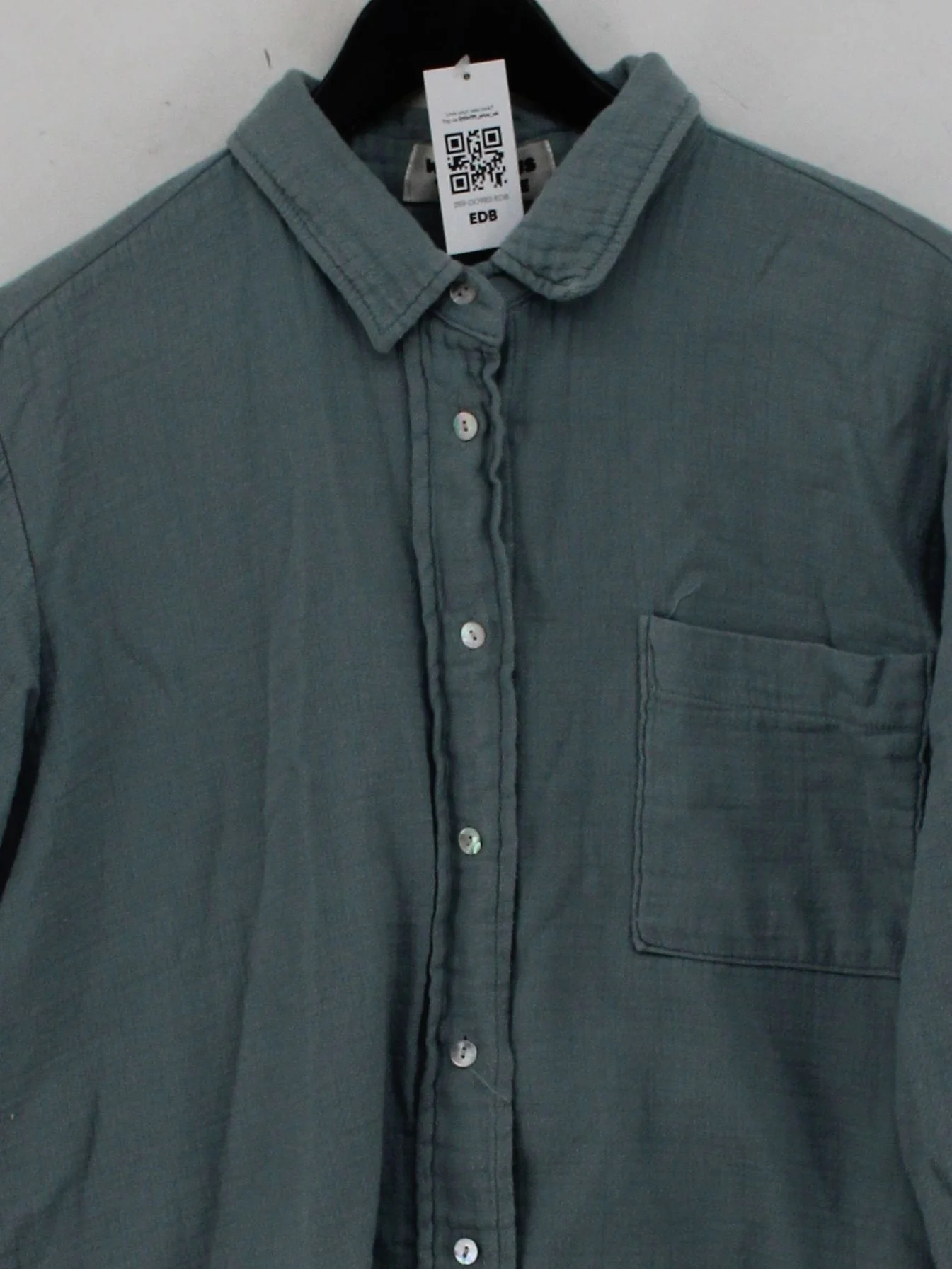 Wondrous Theatre Men's Shirt M Blue 100% Cotton Basic - Image 3