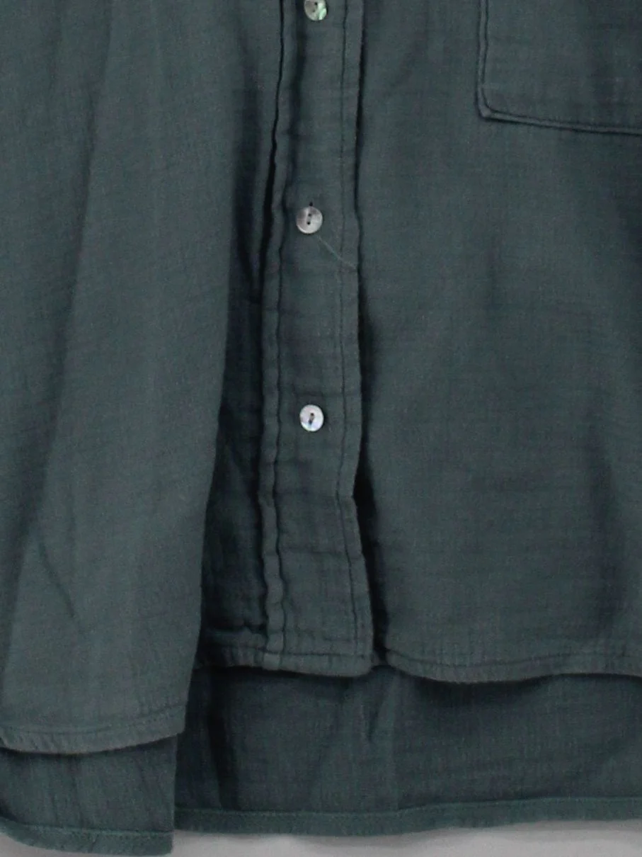 Wondrous Theatre Men's Shirt M Blue 100% Cotton Basic - Image 4