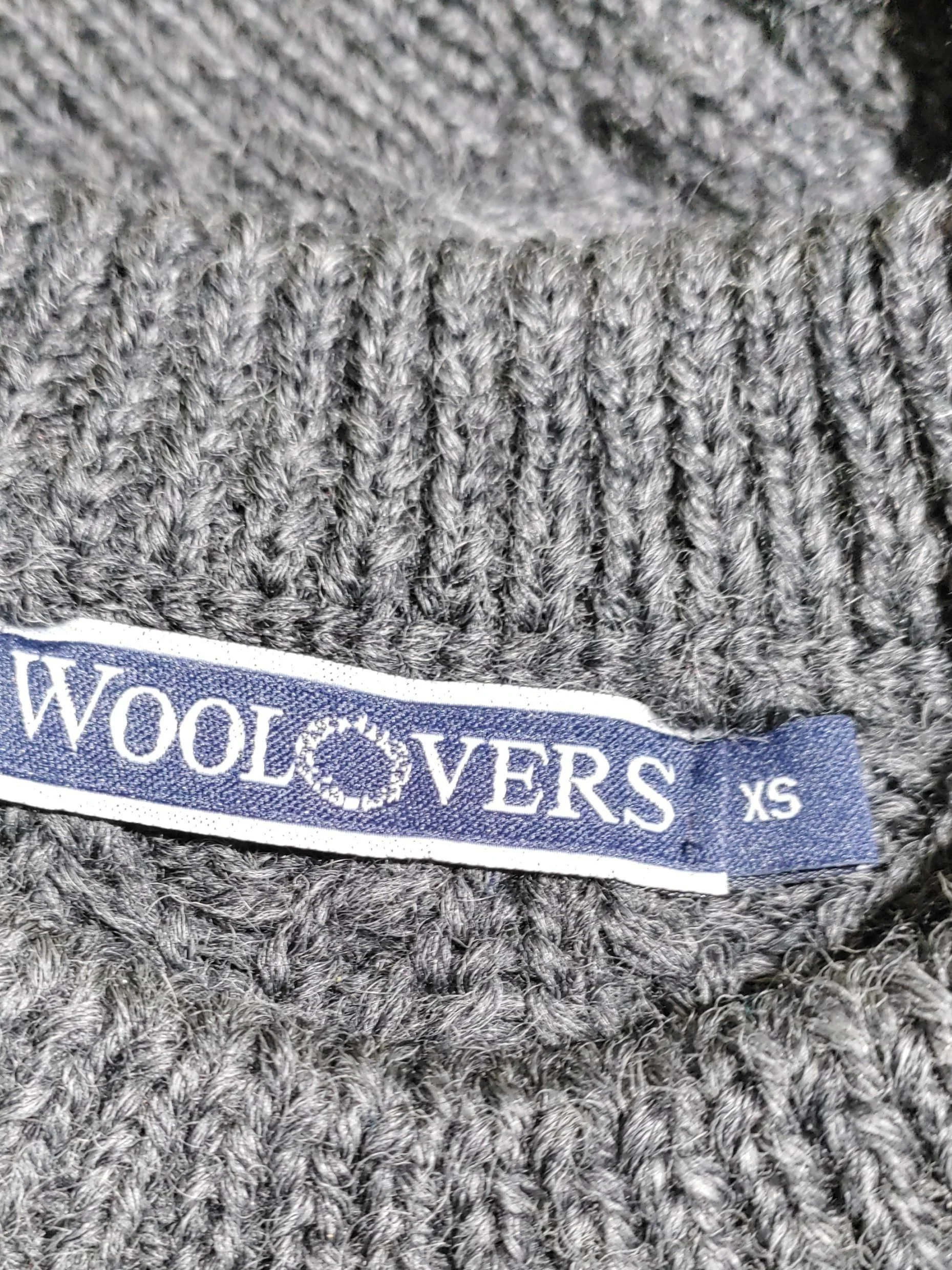 Woolovers Men's Jumper XS Grey 100% Wool Crew Neck Pullover - Image 5