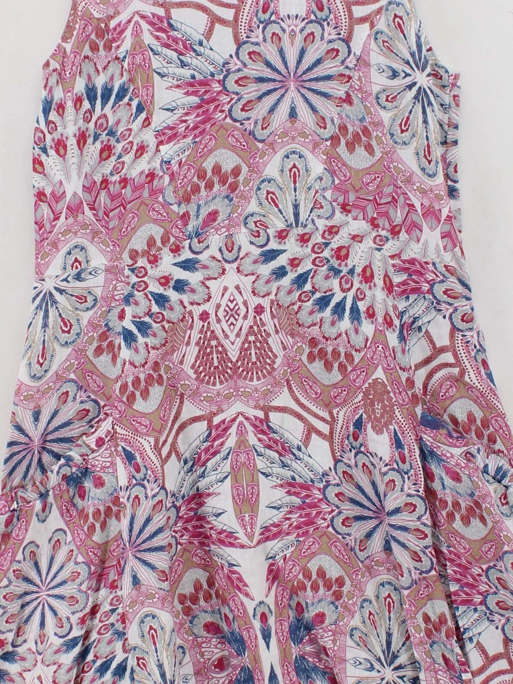 Woolovers T-Shirt Midi Dress UK12 in Multi - Image 3