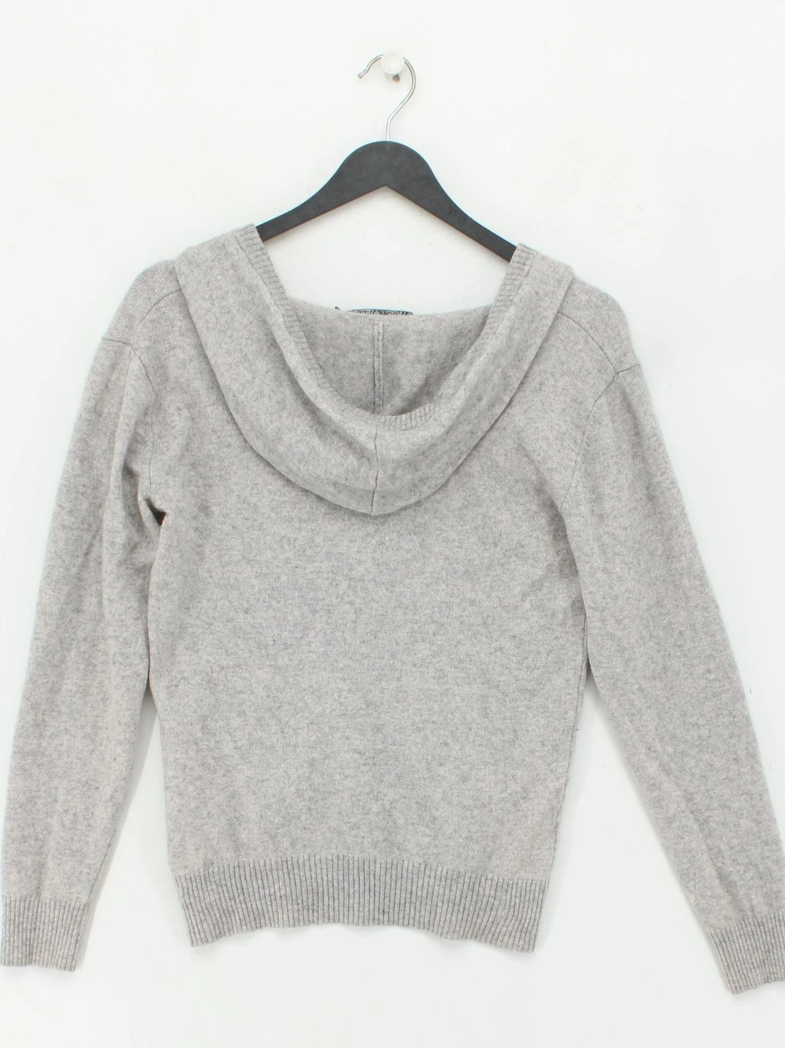 Woolovers Women's Hoodie S Grey Wool with Cashmere Pullover - Image 2