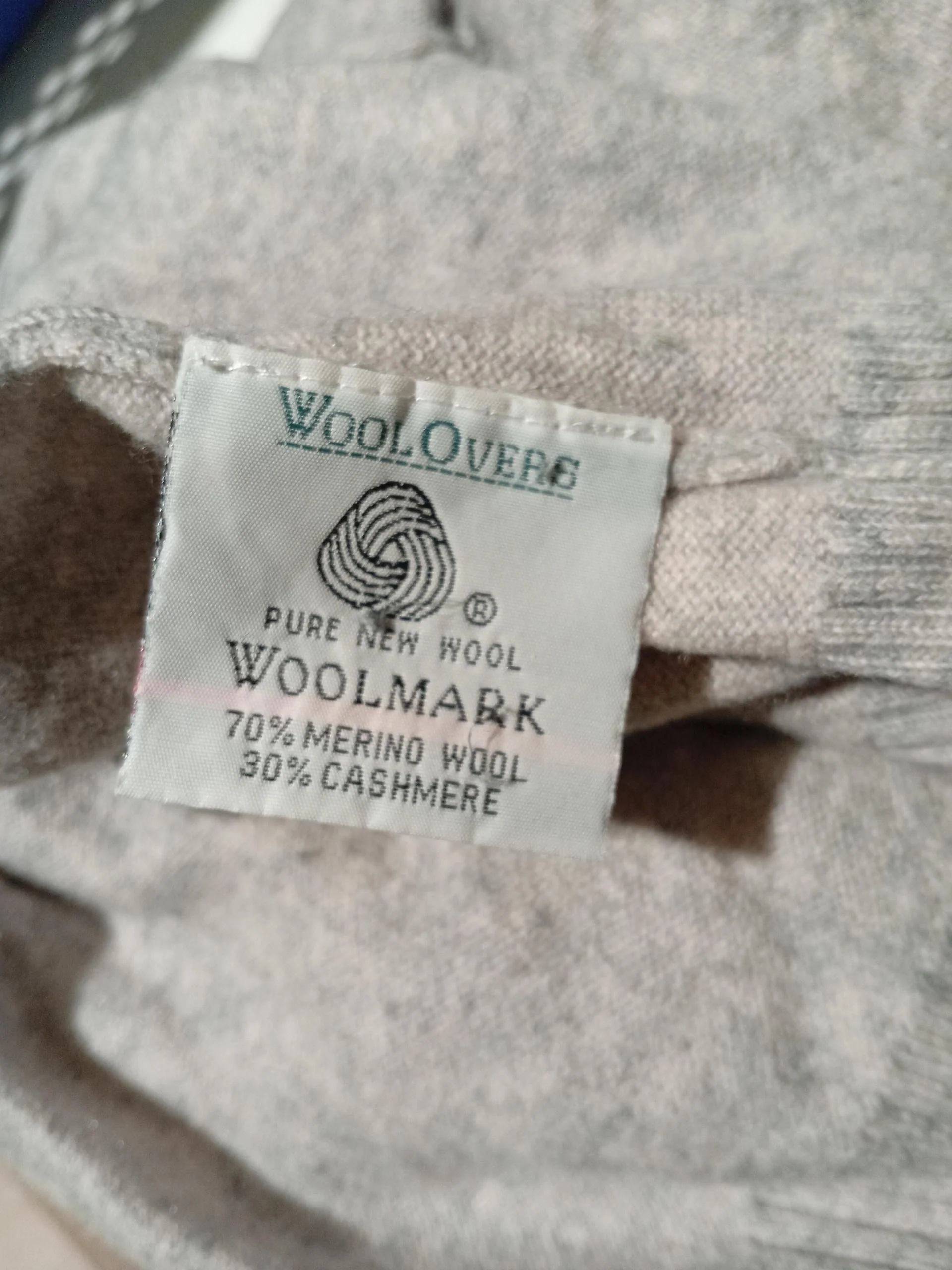 Woolovers Women's Hoodie S Grey Wool with Cashmere Pullover - Image 6