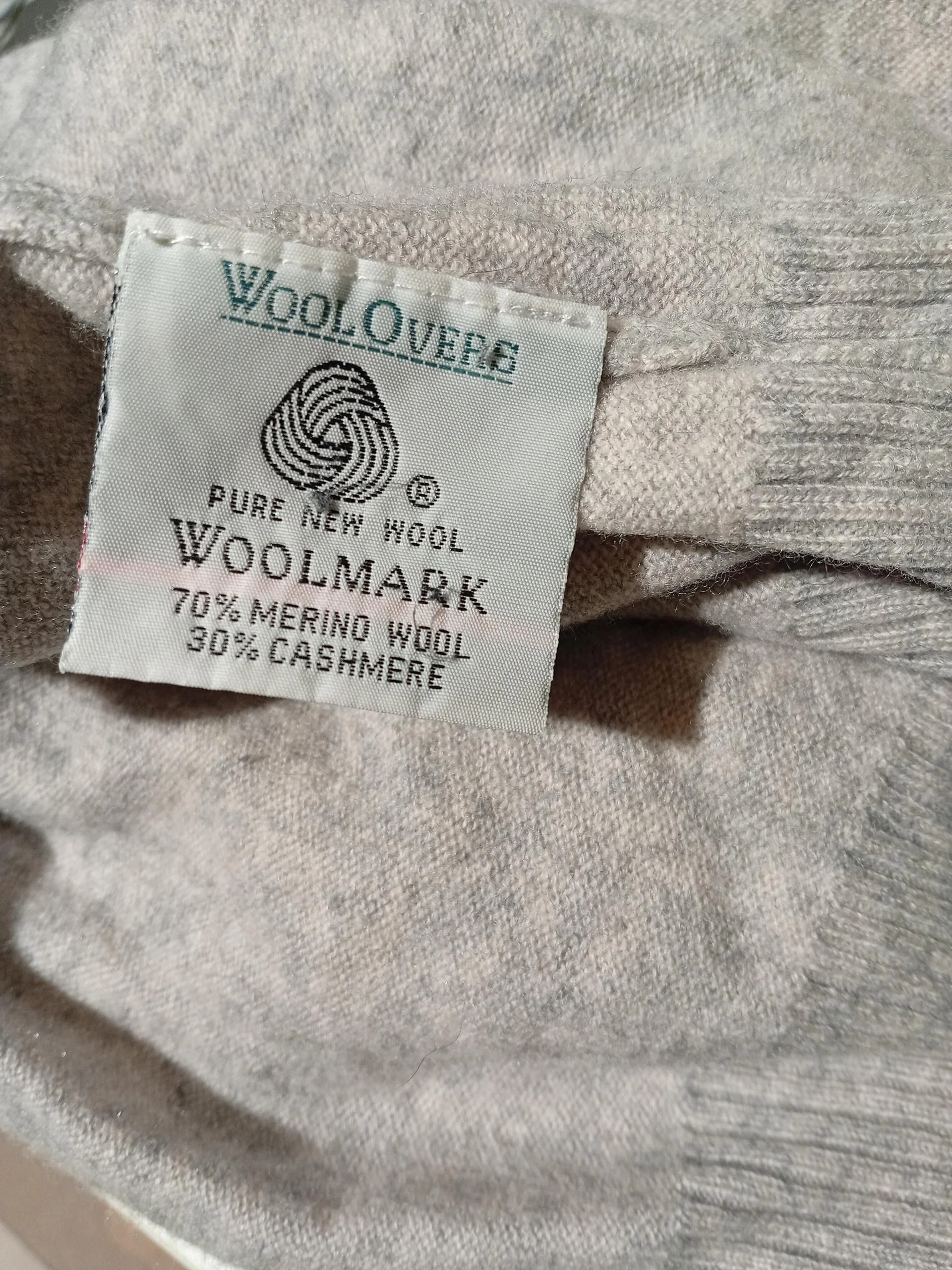 Woolovers Women's Hoodie S Grey Wool with Cashmere Pullover - Image 7