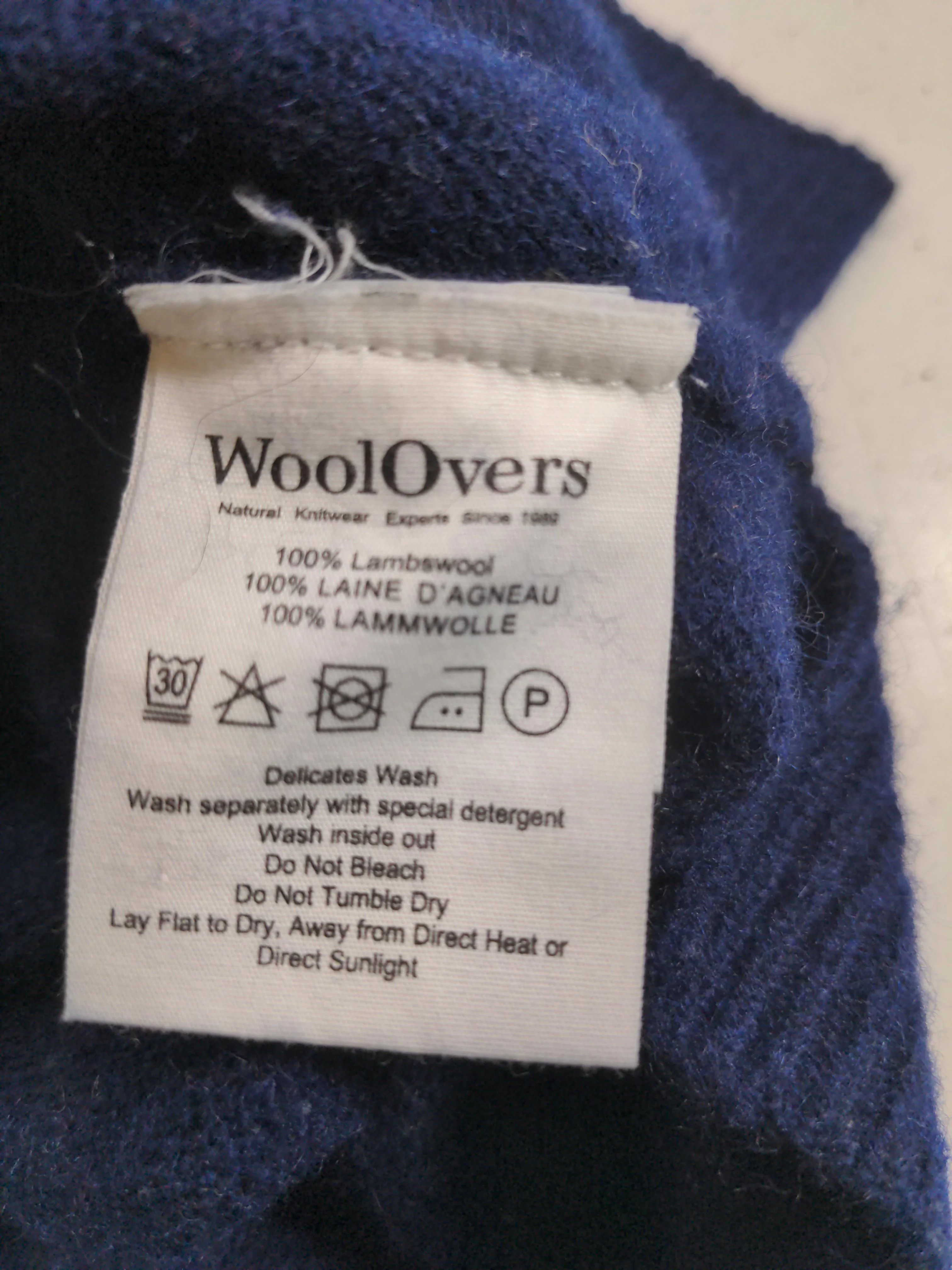 Woolovers Women's Jumper XL Multi Striped 100% Wool Crew Neck Pullover - Image 6