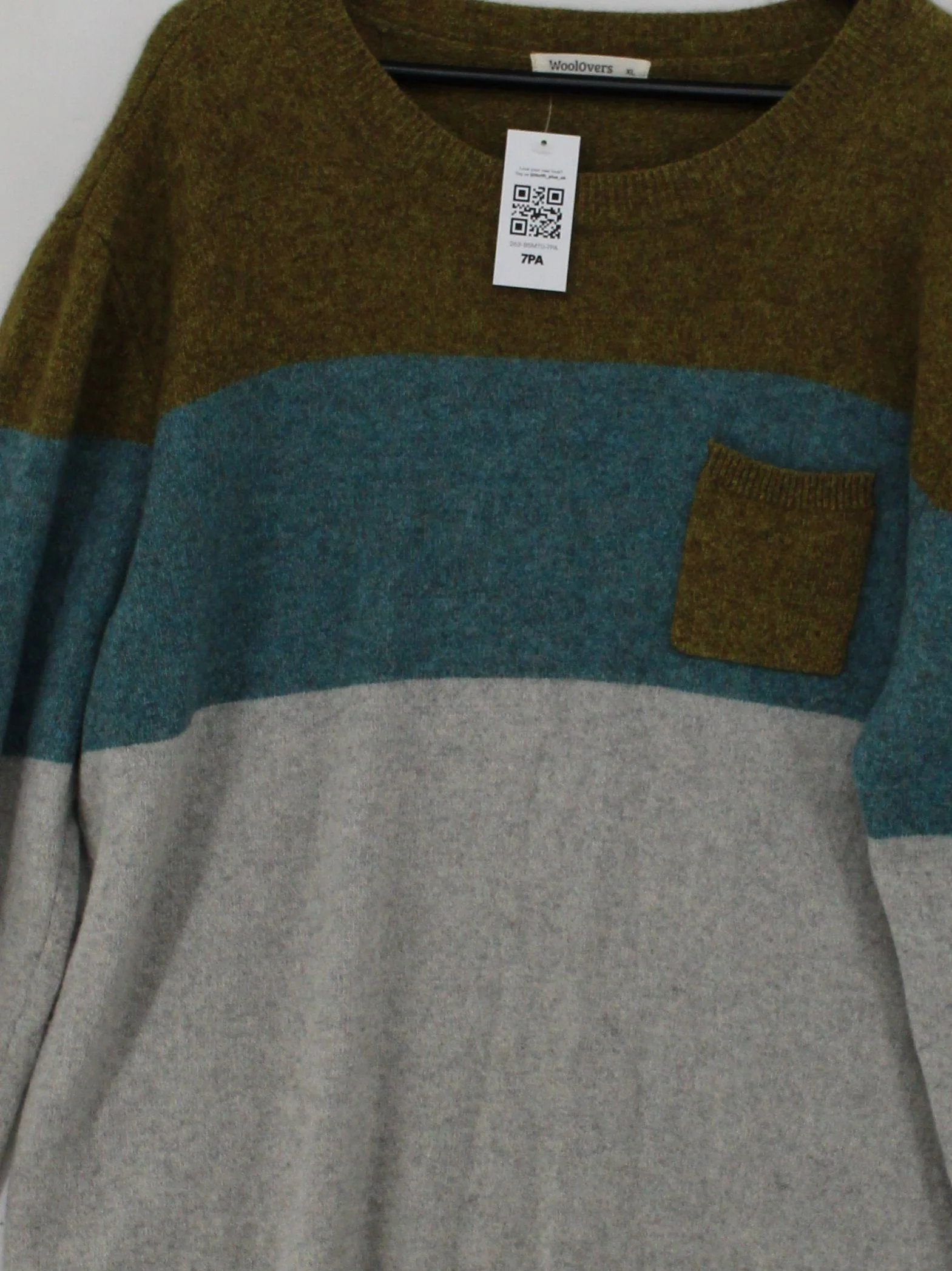Woolovers Women's Jumper XL Multi Wool with Cotton, Other Pullover - Image 3