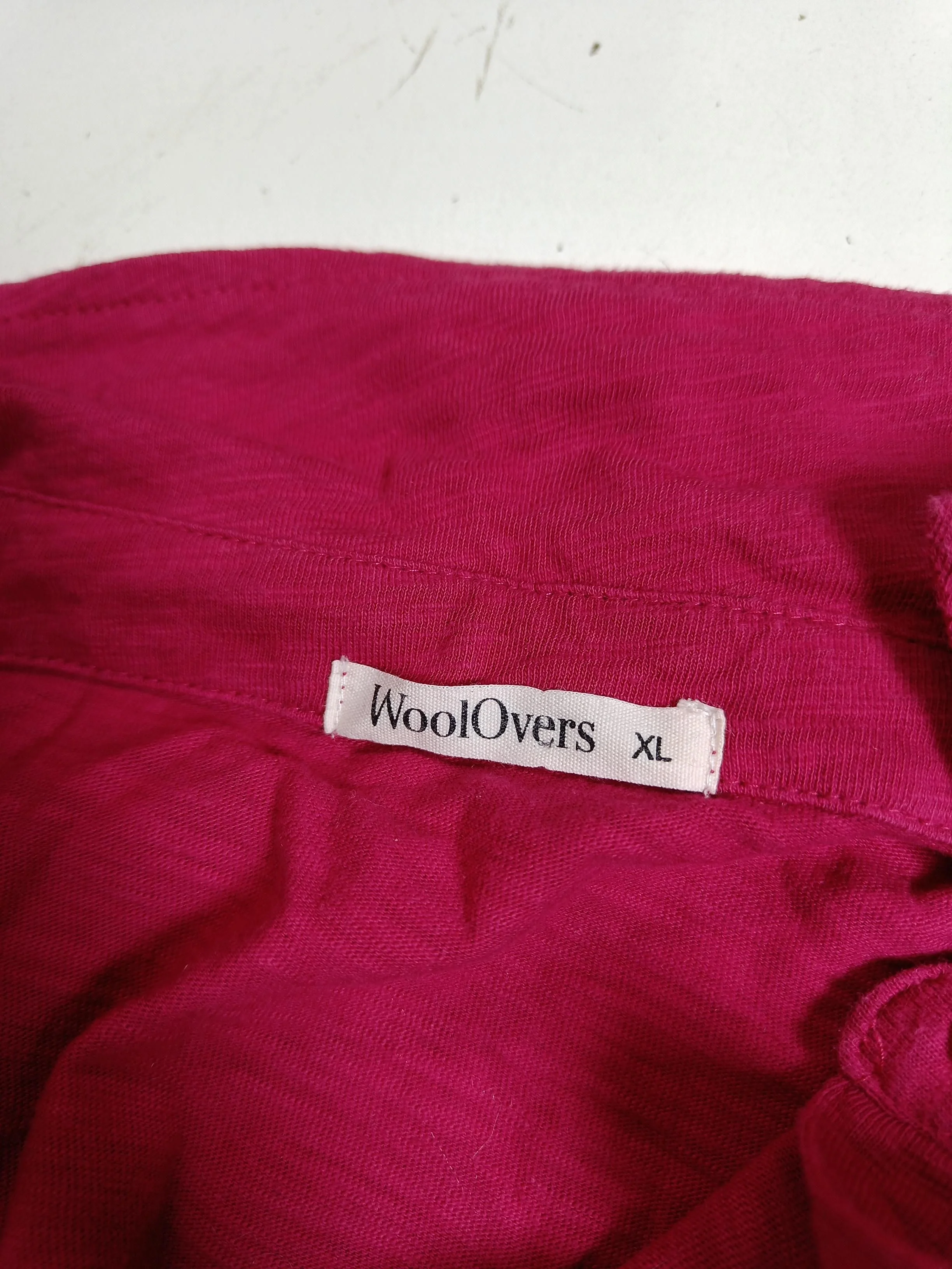 Woolovers Women's Shirt XL Pink 100% Cotton Long Sleeve Collared Basic - Image 5
