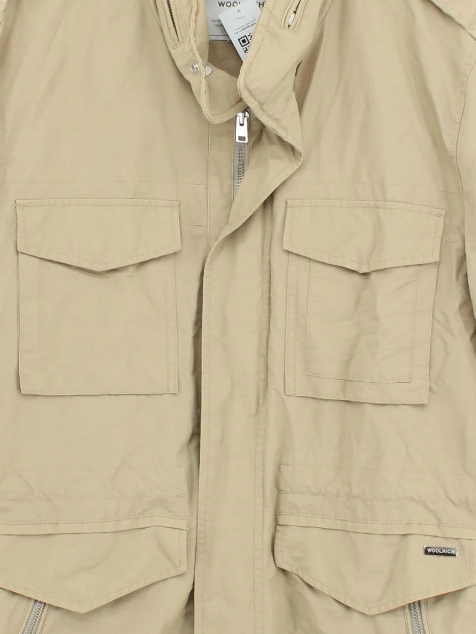 Woolrich Parka jacket tan - Image 3