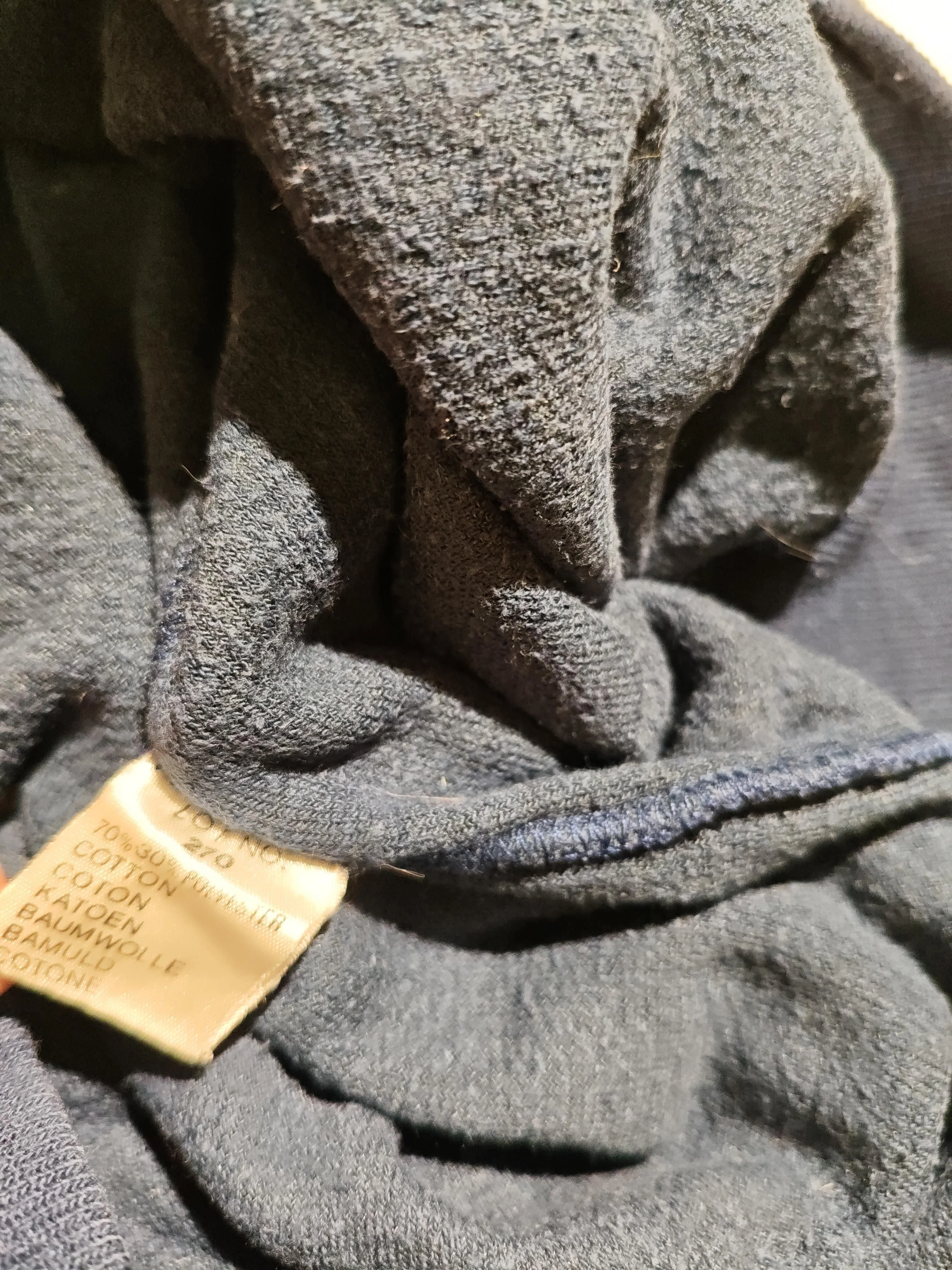 Wrangler Men's Hoodie M Blue 100% Cotton Pullover - Image 7