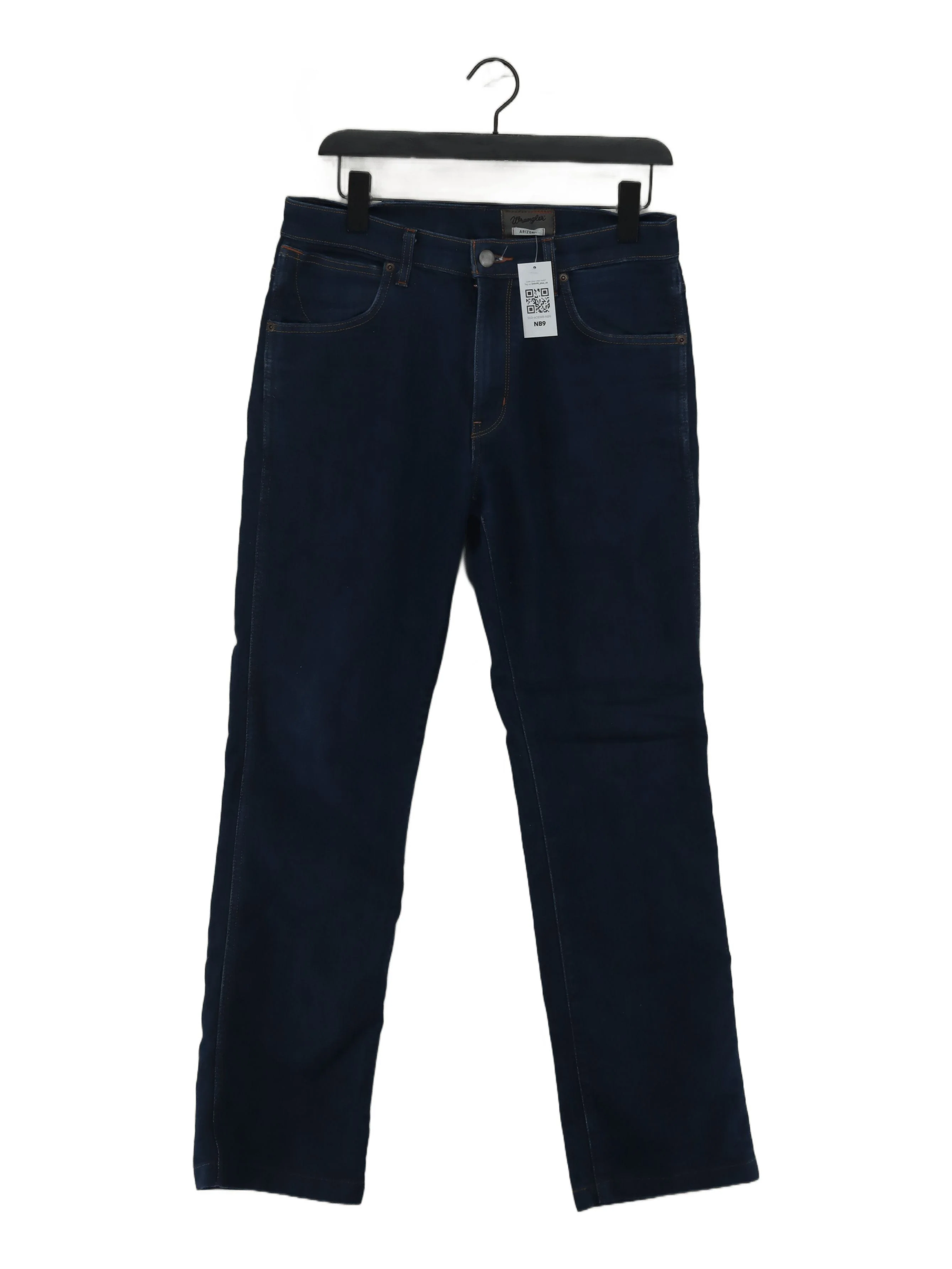 Wrangler Men's Jeans W 34 in; L 34 in Blue Cotton with Other Straight