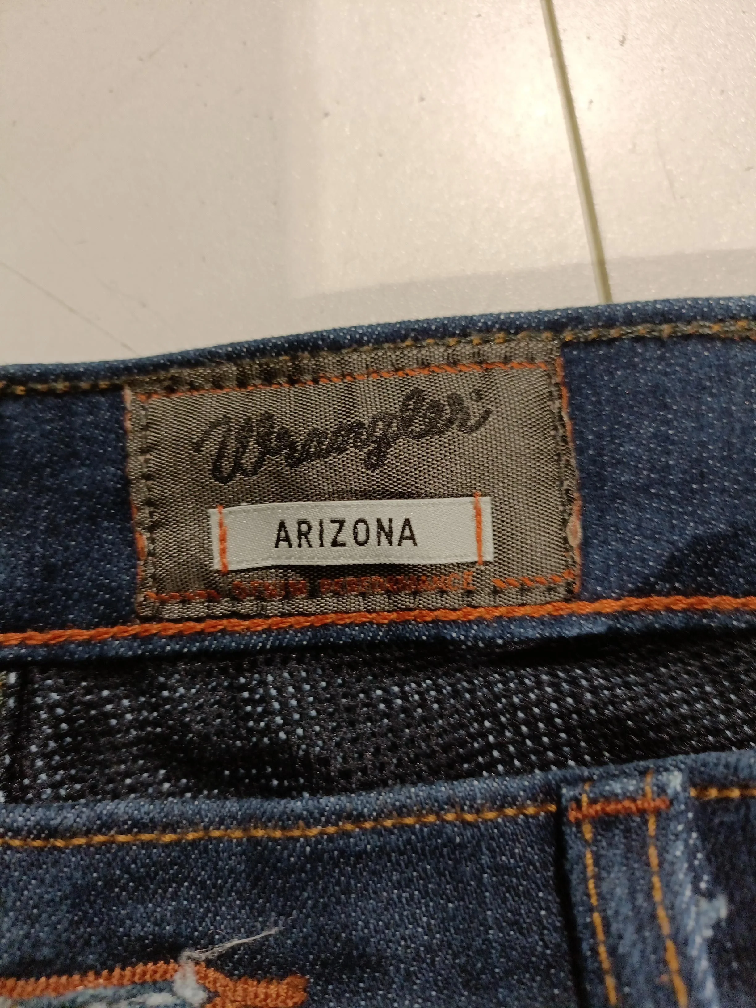 Wrangler Men's Jeans W 34 in; L 34 in Blue Cotton with Other Straight - Image 5